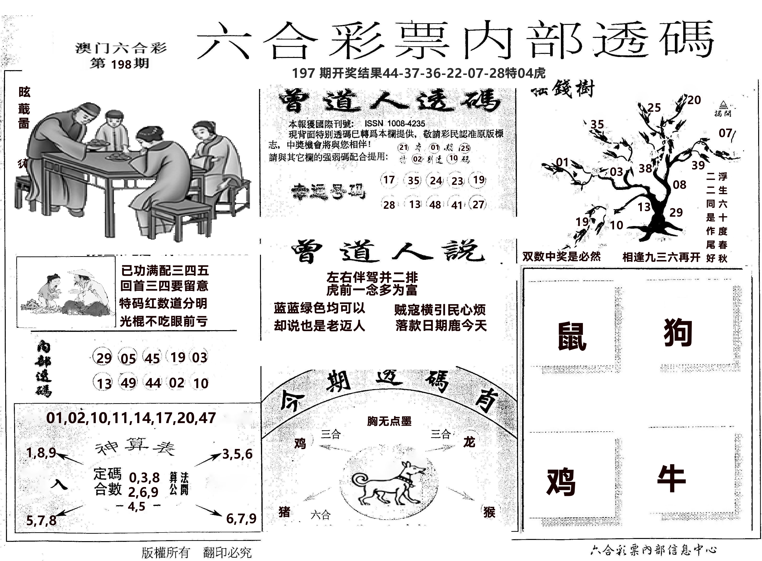 内部透码(信封) 第198期