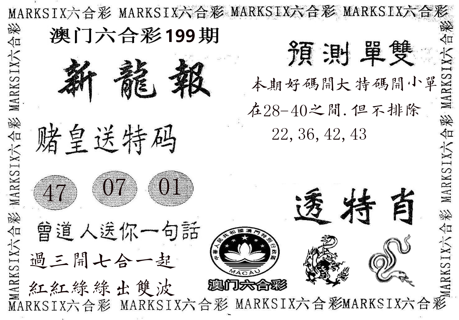 新龙报 第199期