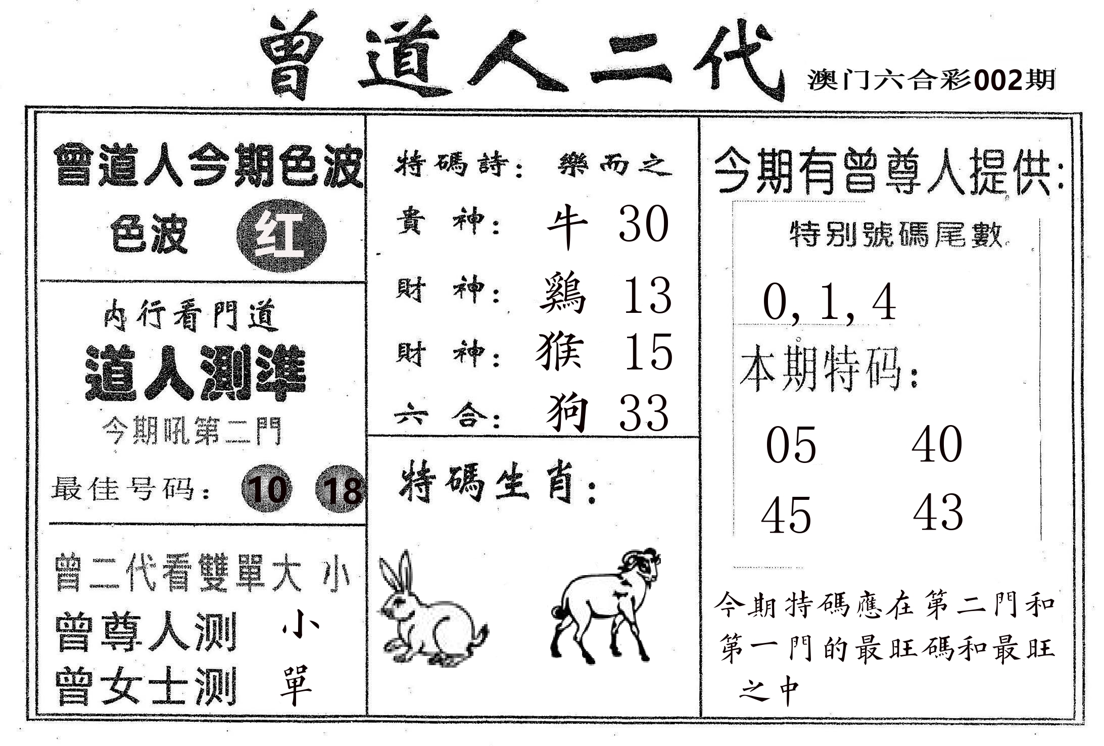 曾二代 第2期