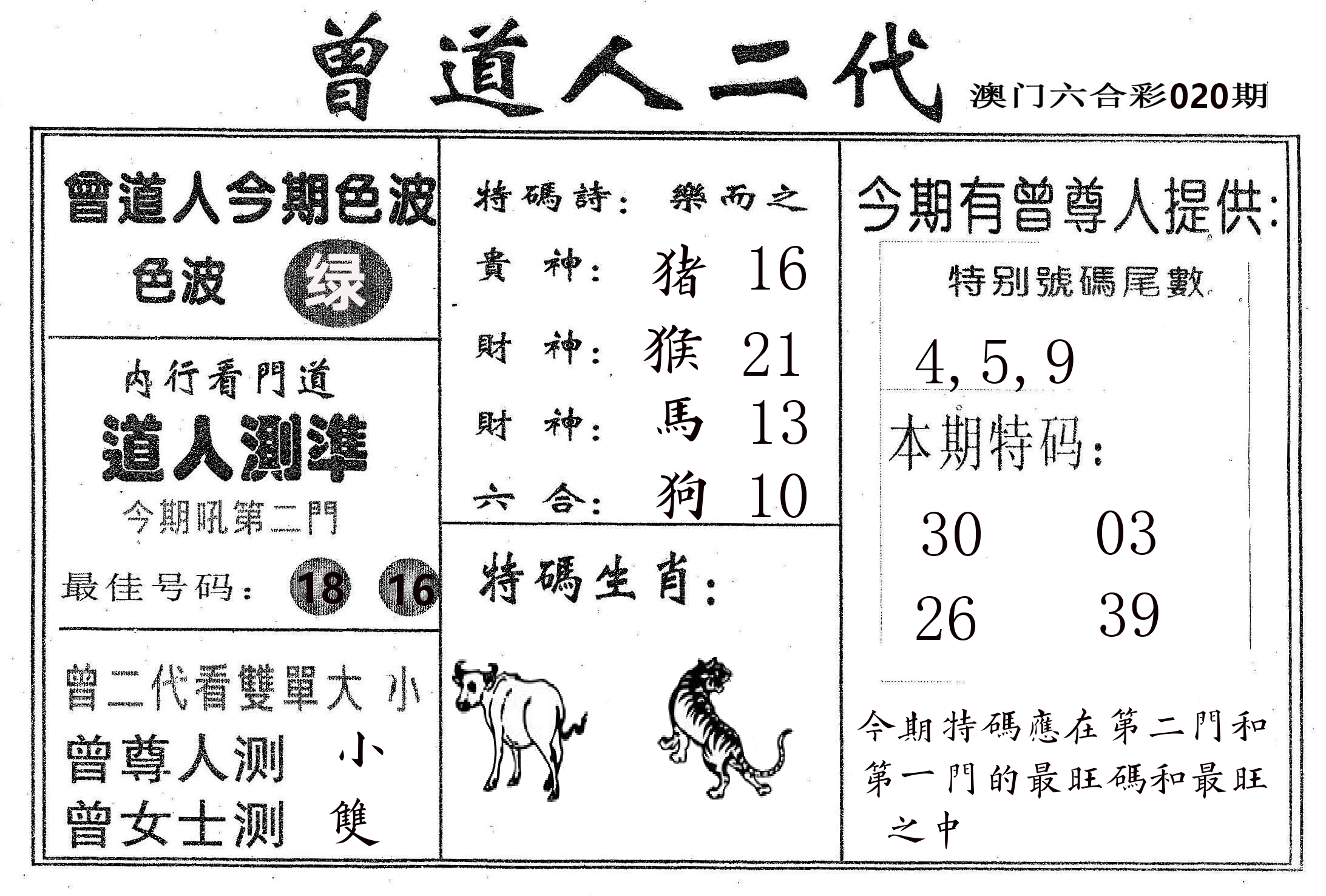 曾二代 第20期