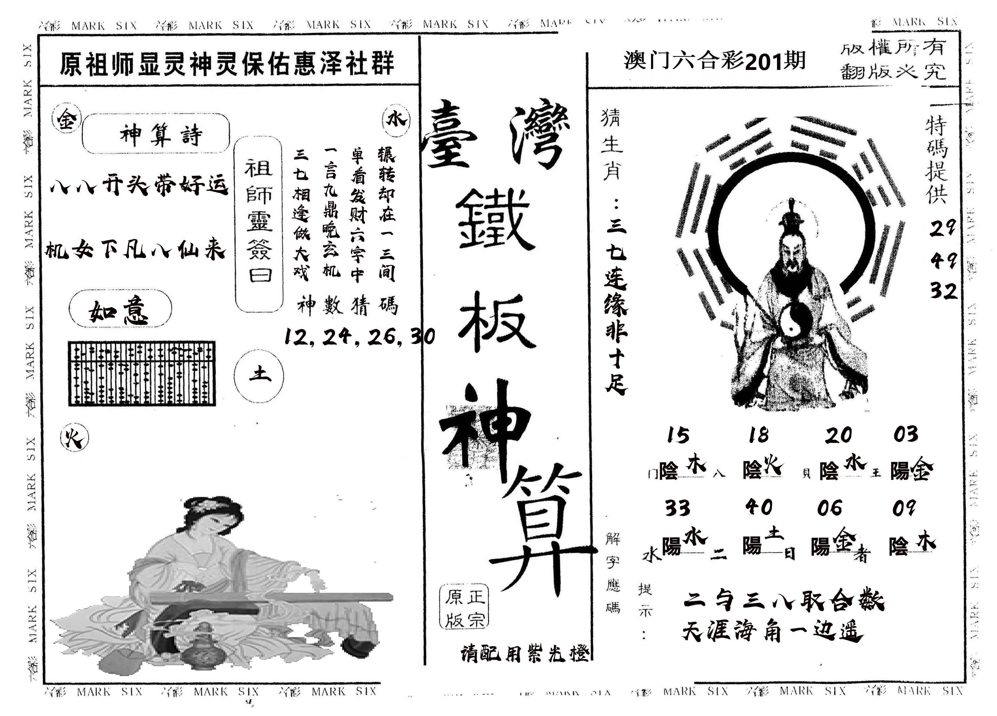 另版台湾铁板 第201期