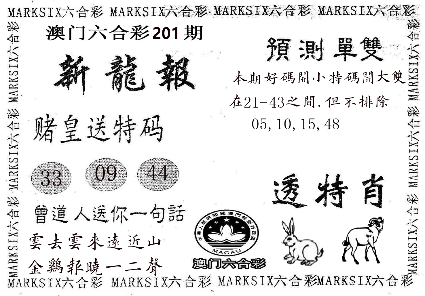 新龙报 第201期