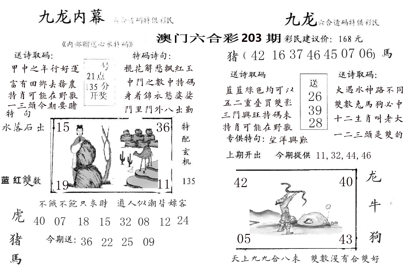 九龙内幕 第203期