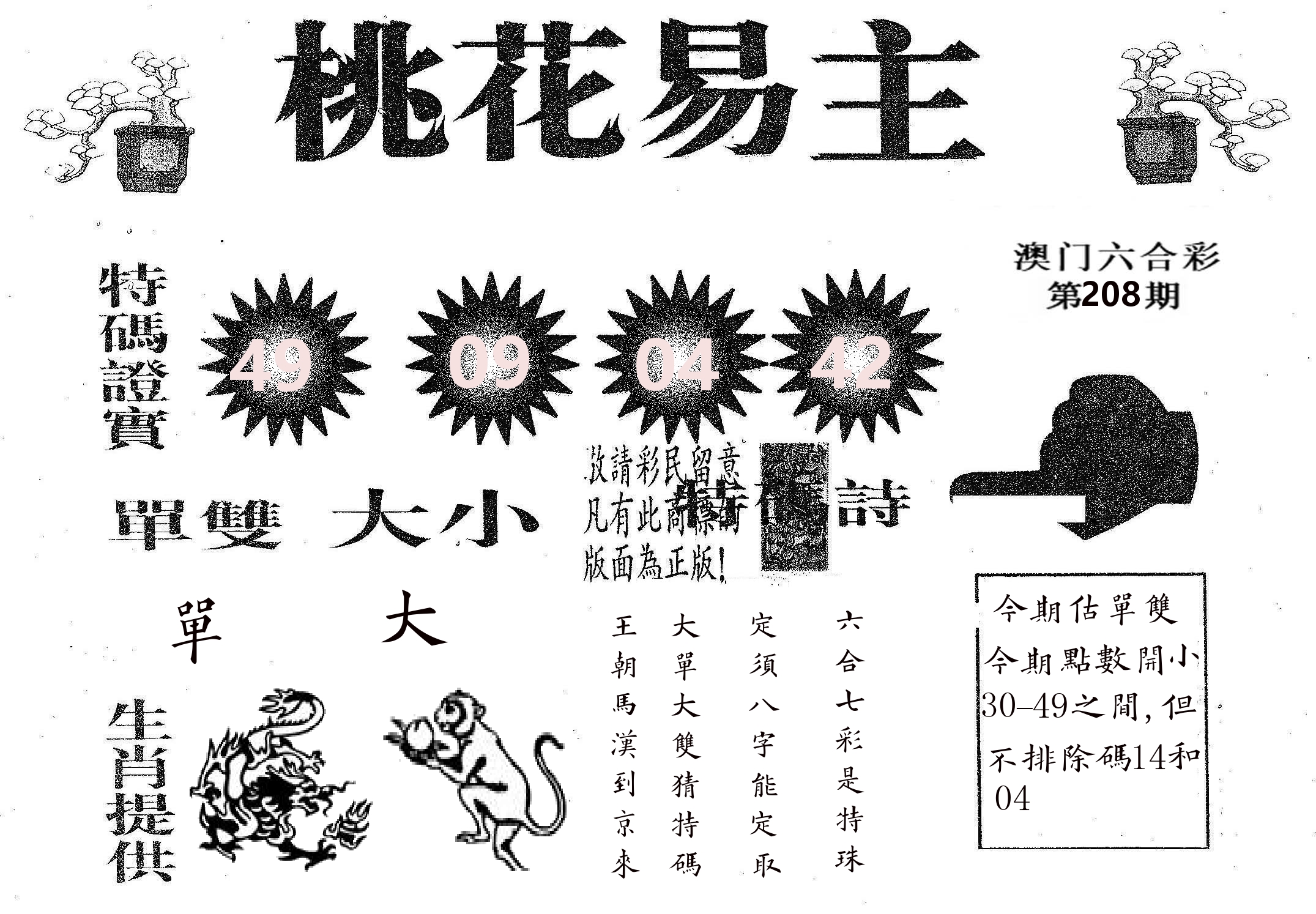桃花易主 第208期