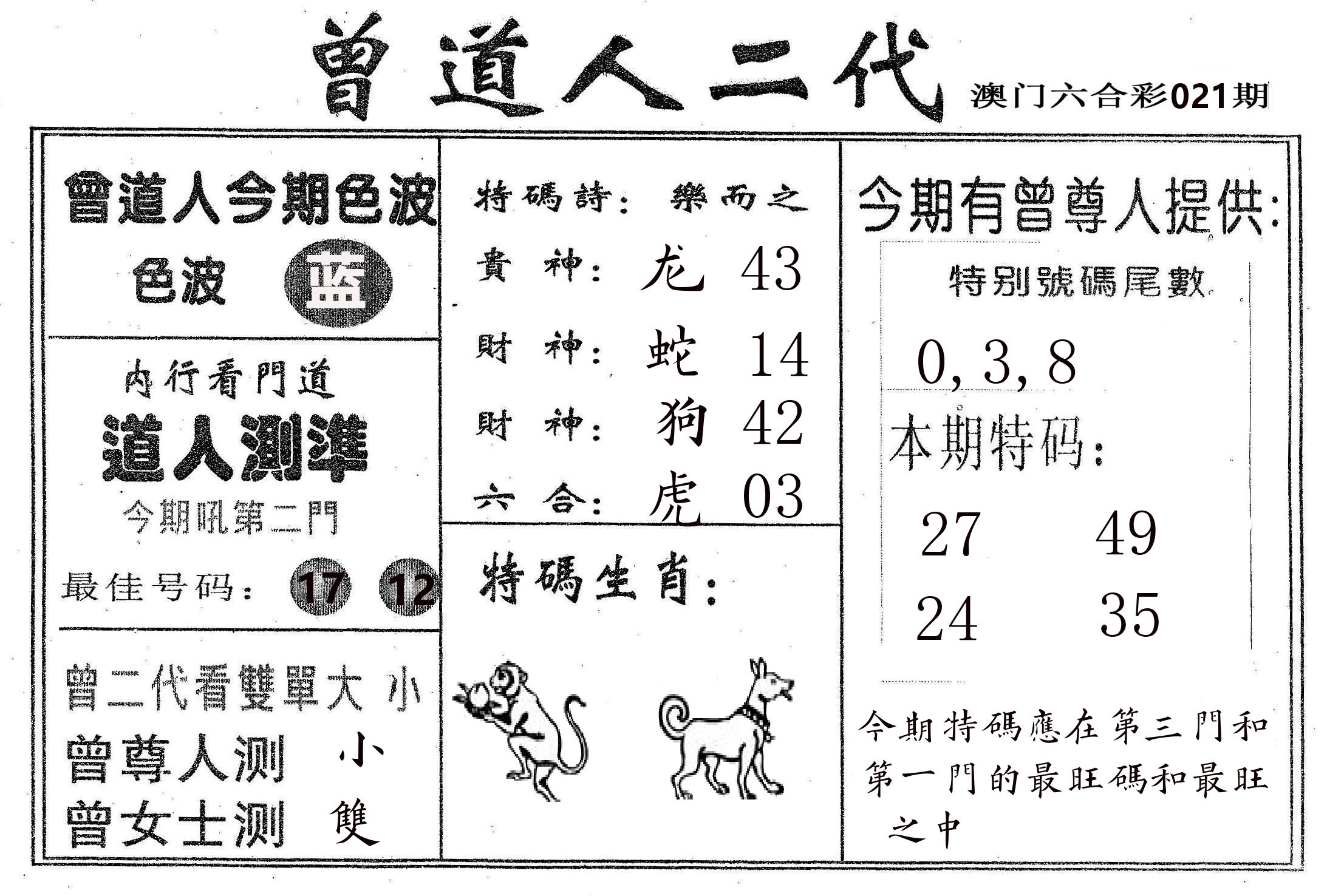 曾二代 第21期