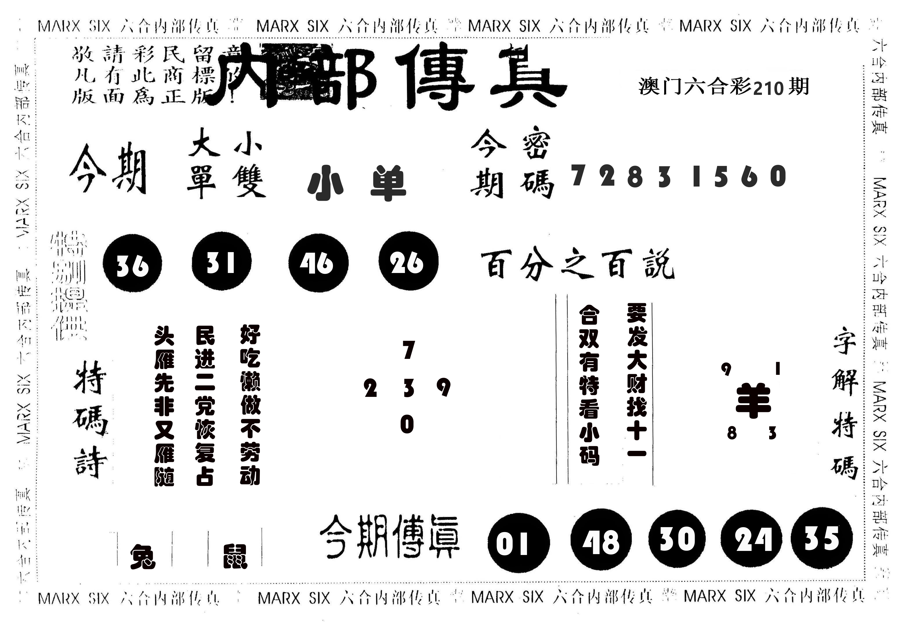内部传真 第210期
