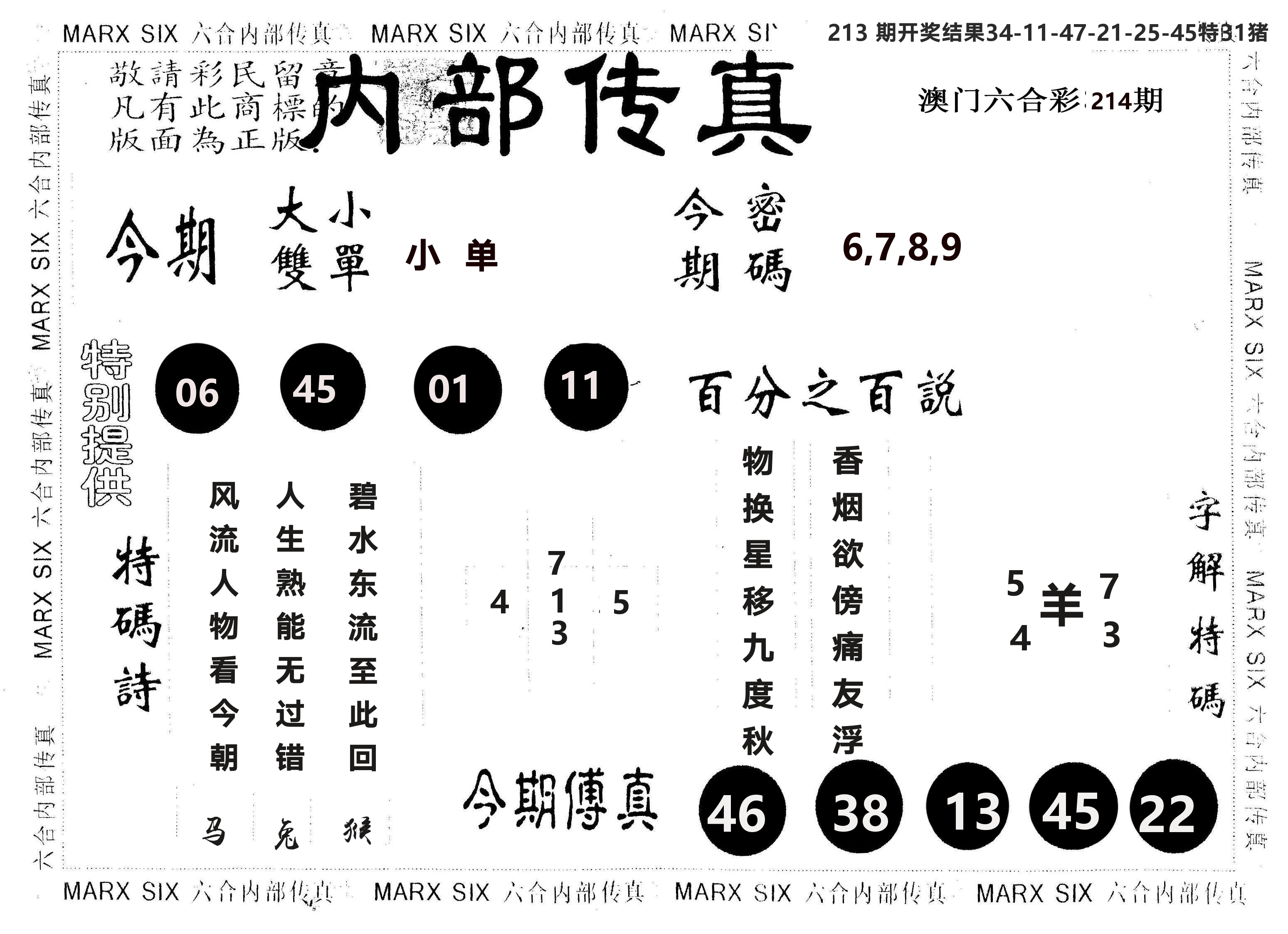 另版内部传真 第214期