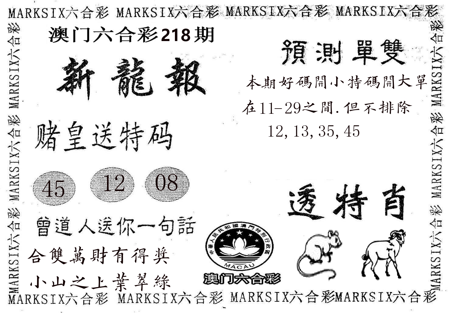 新龙报 第218期