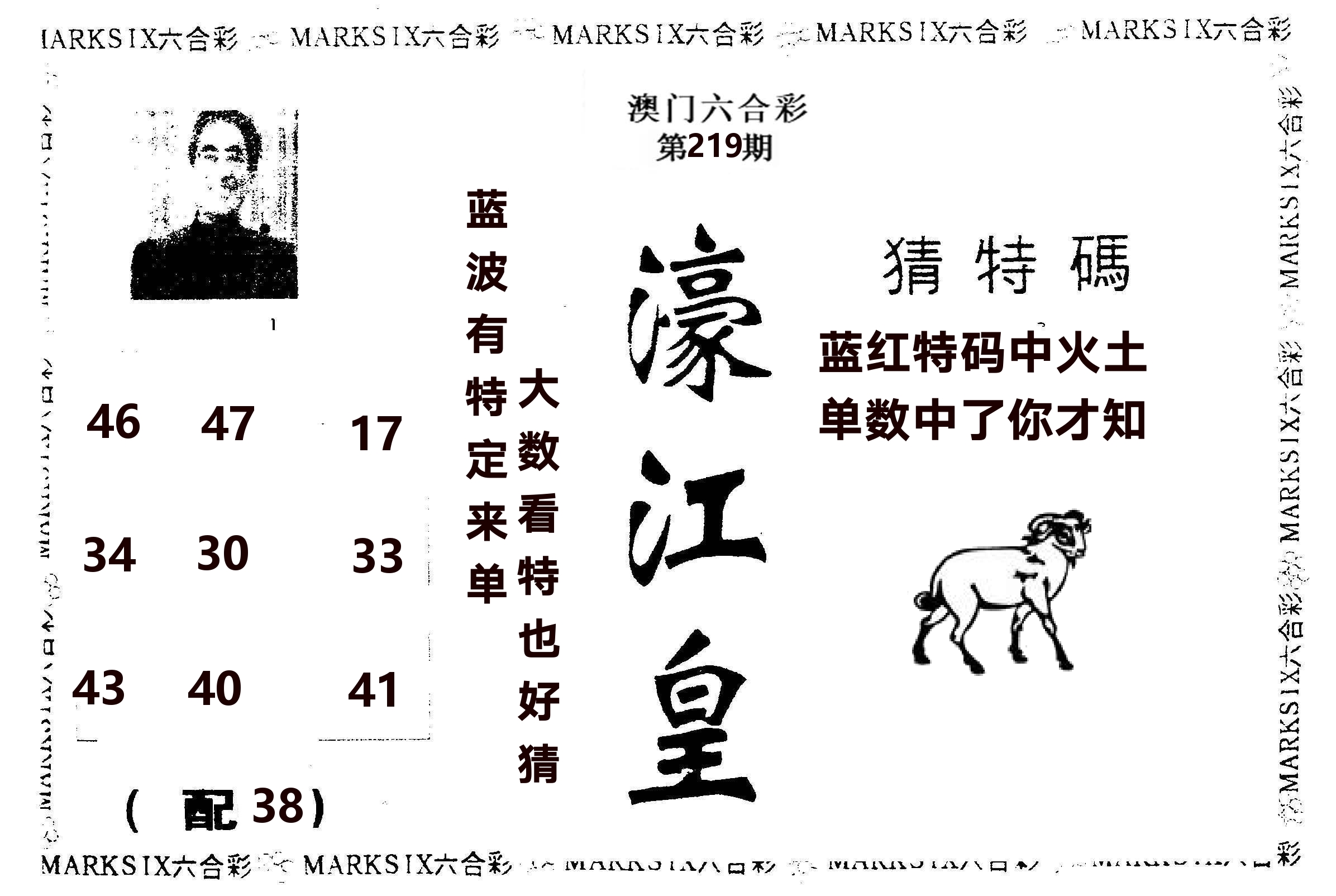 濠江皇 第219期
