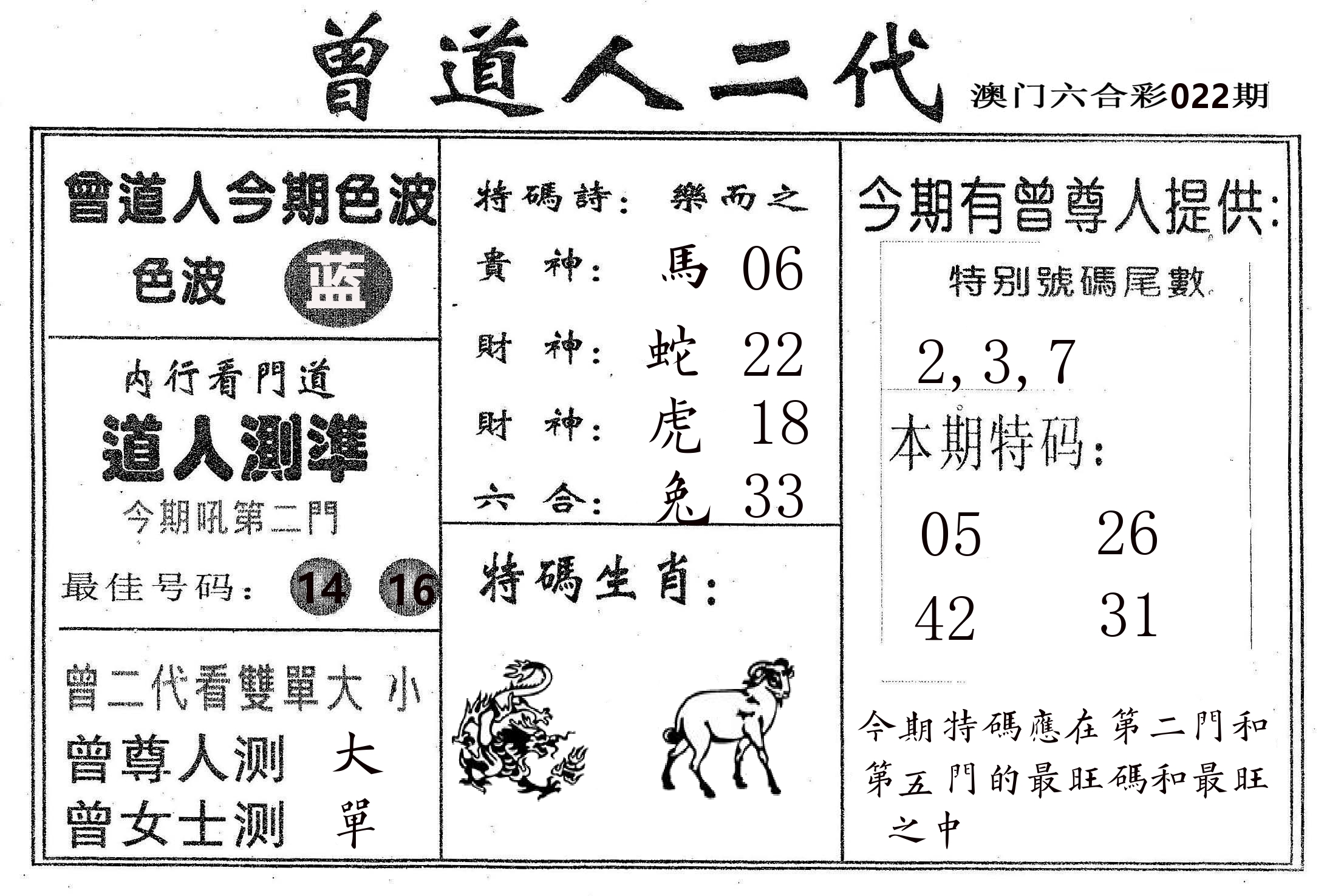曾二代 第22期