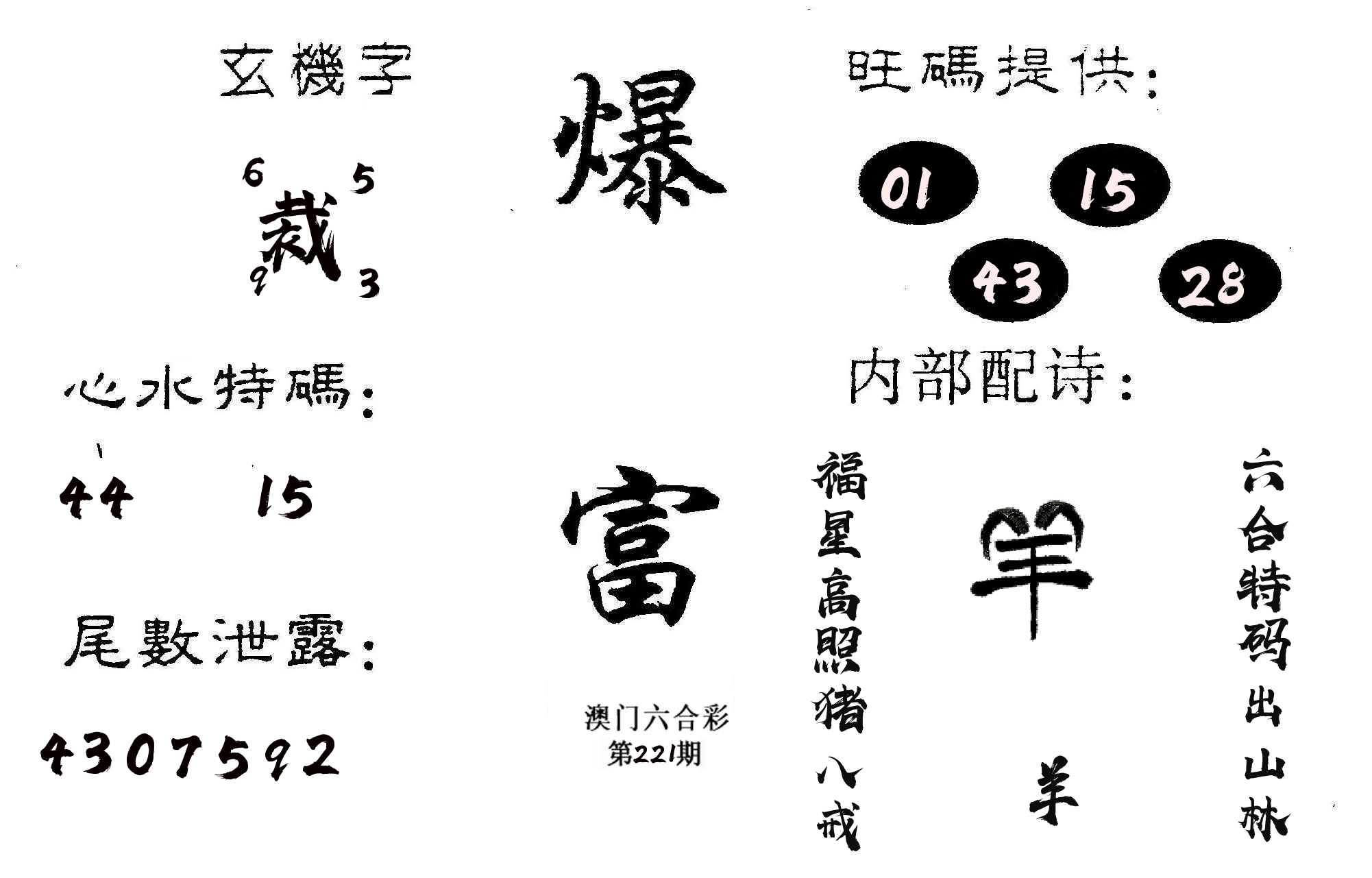 爆富 第221期