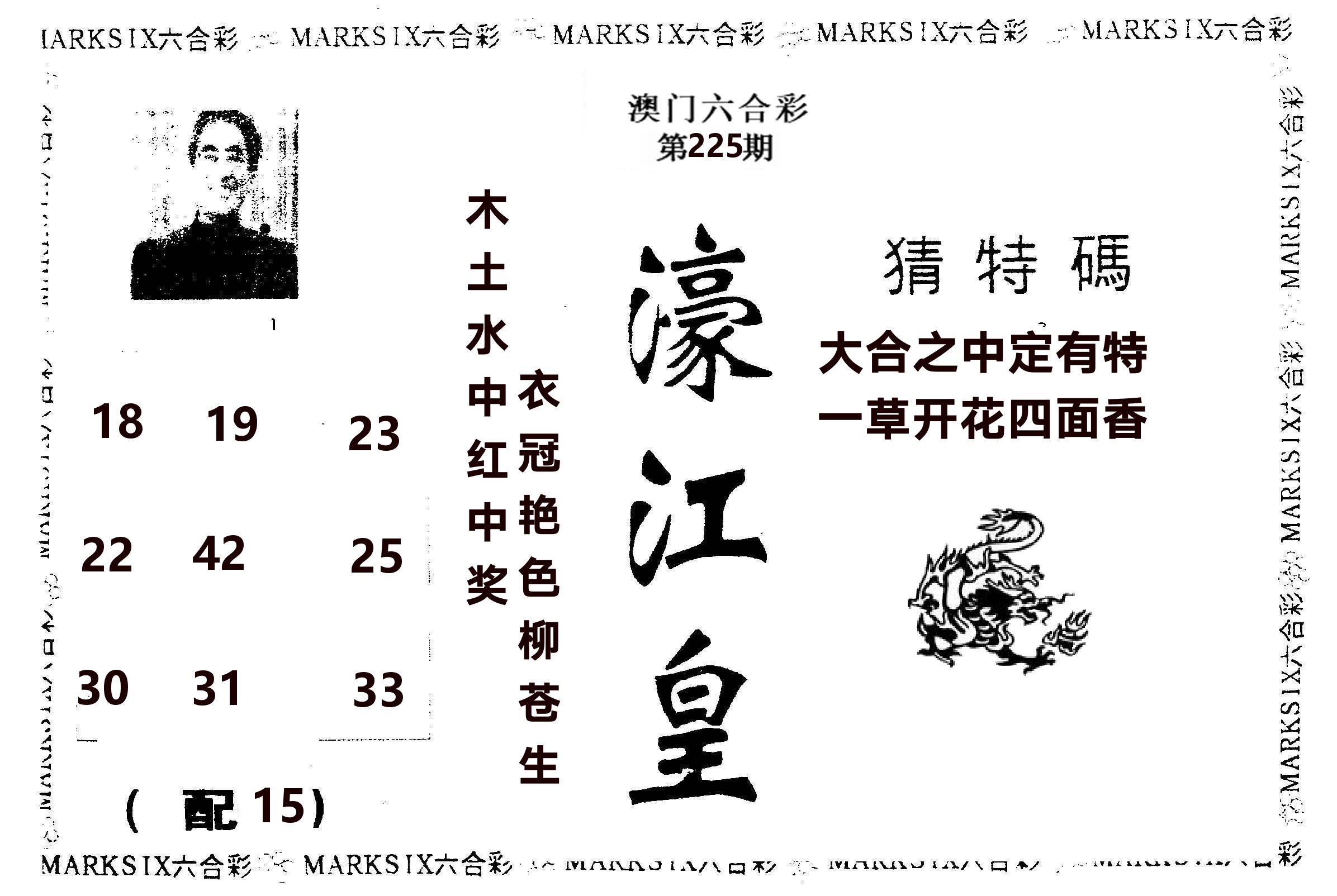 濠江皇 第225期