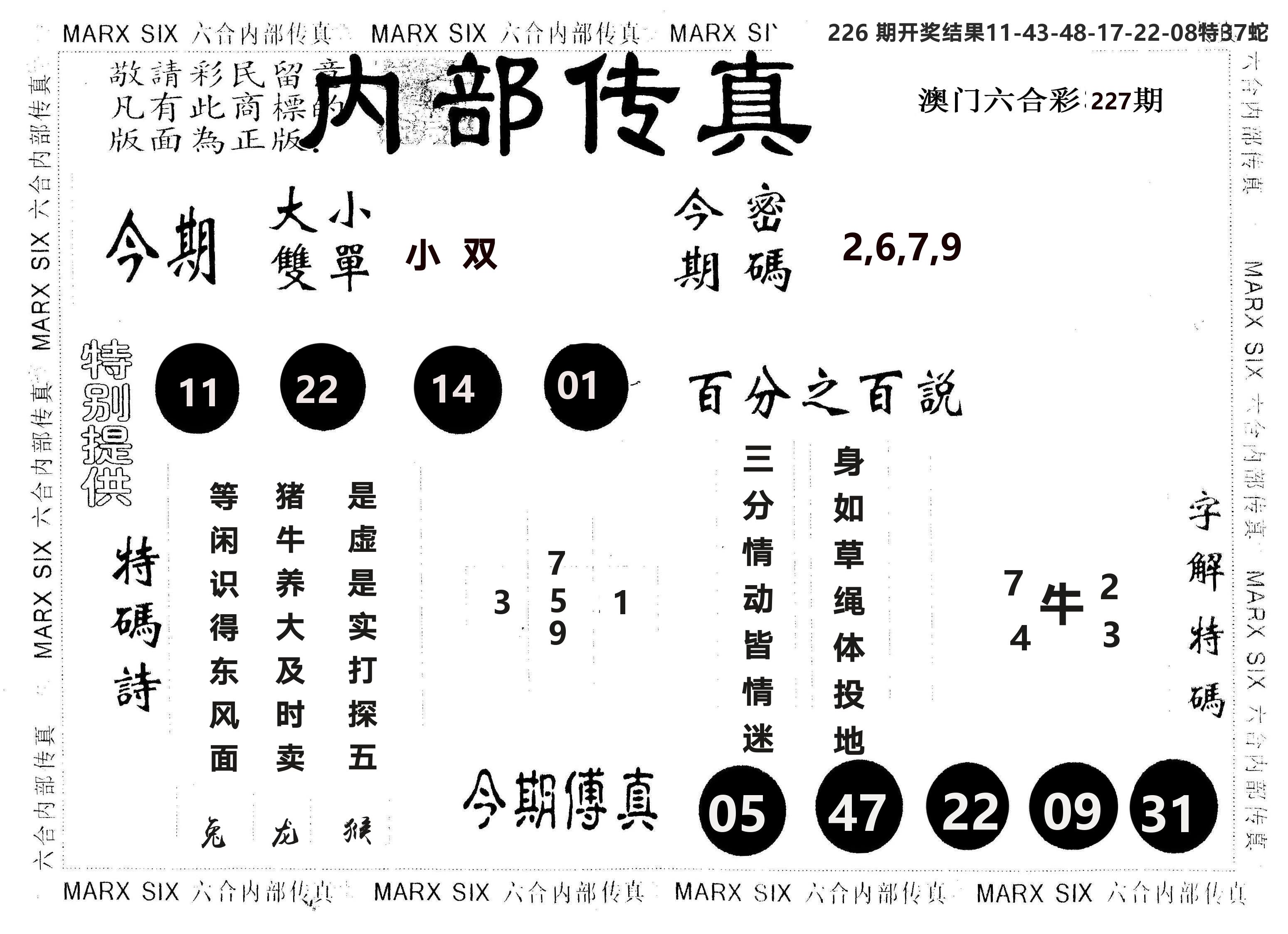 另版内部传真 第227期