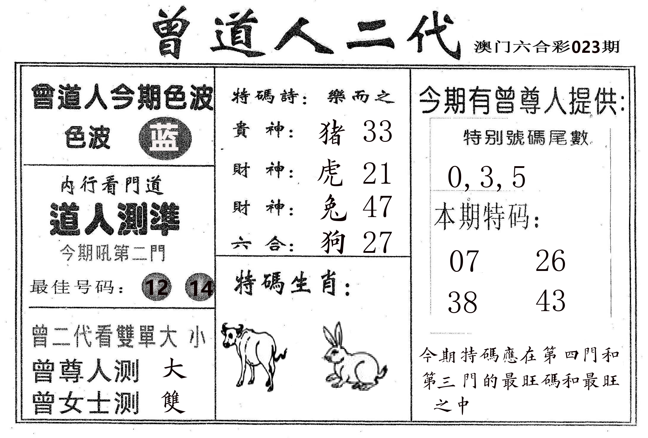 曾二代 第23期