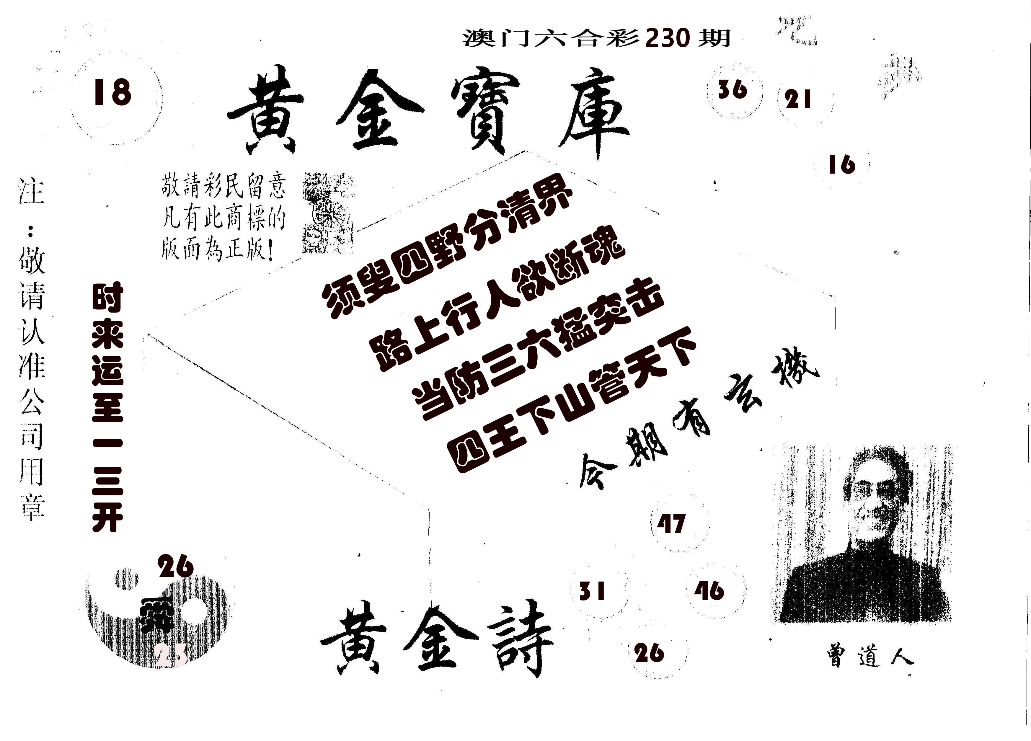 黄金宝库 第230期