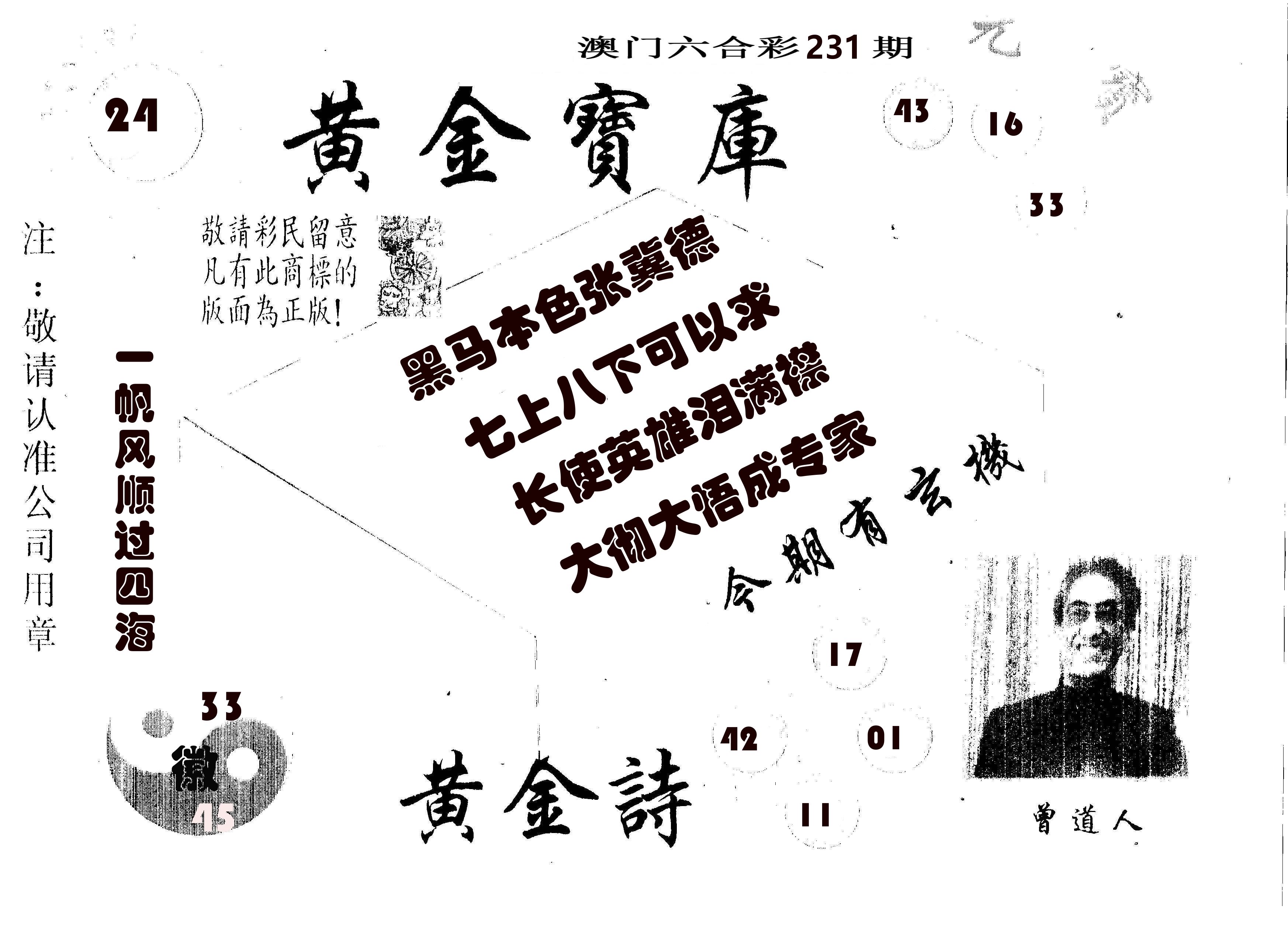 黄金宝库 第231期