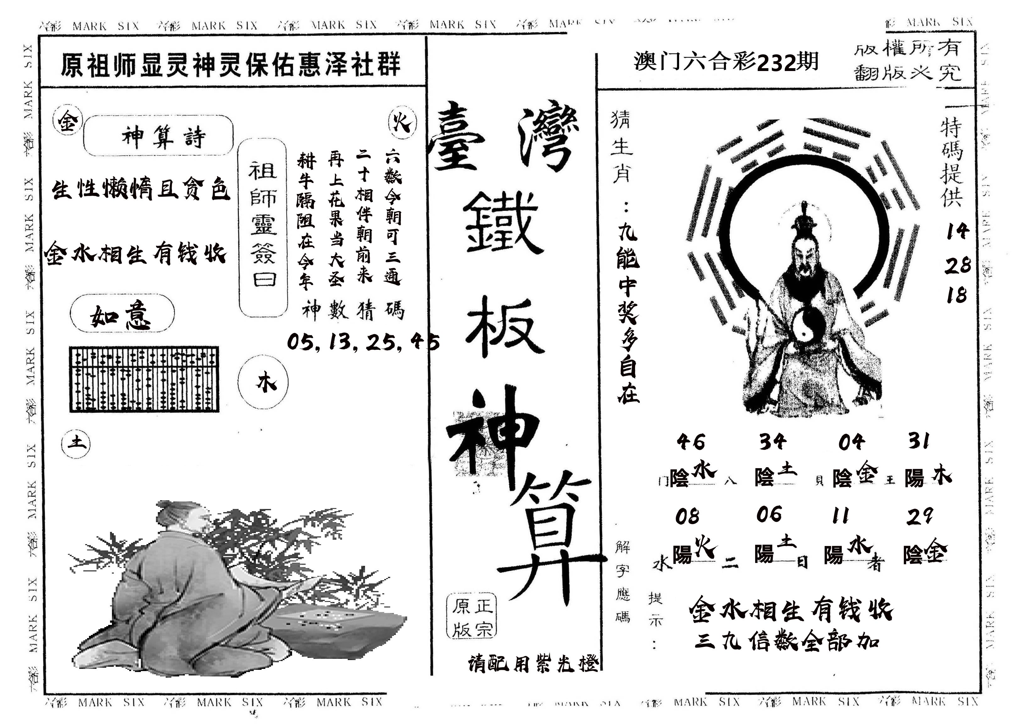 另版台湾铁板 第232期