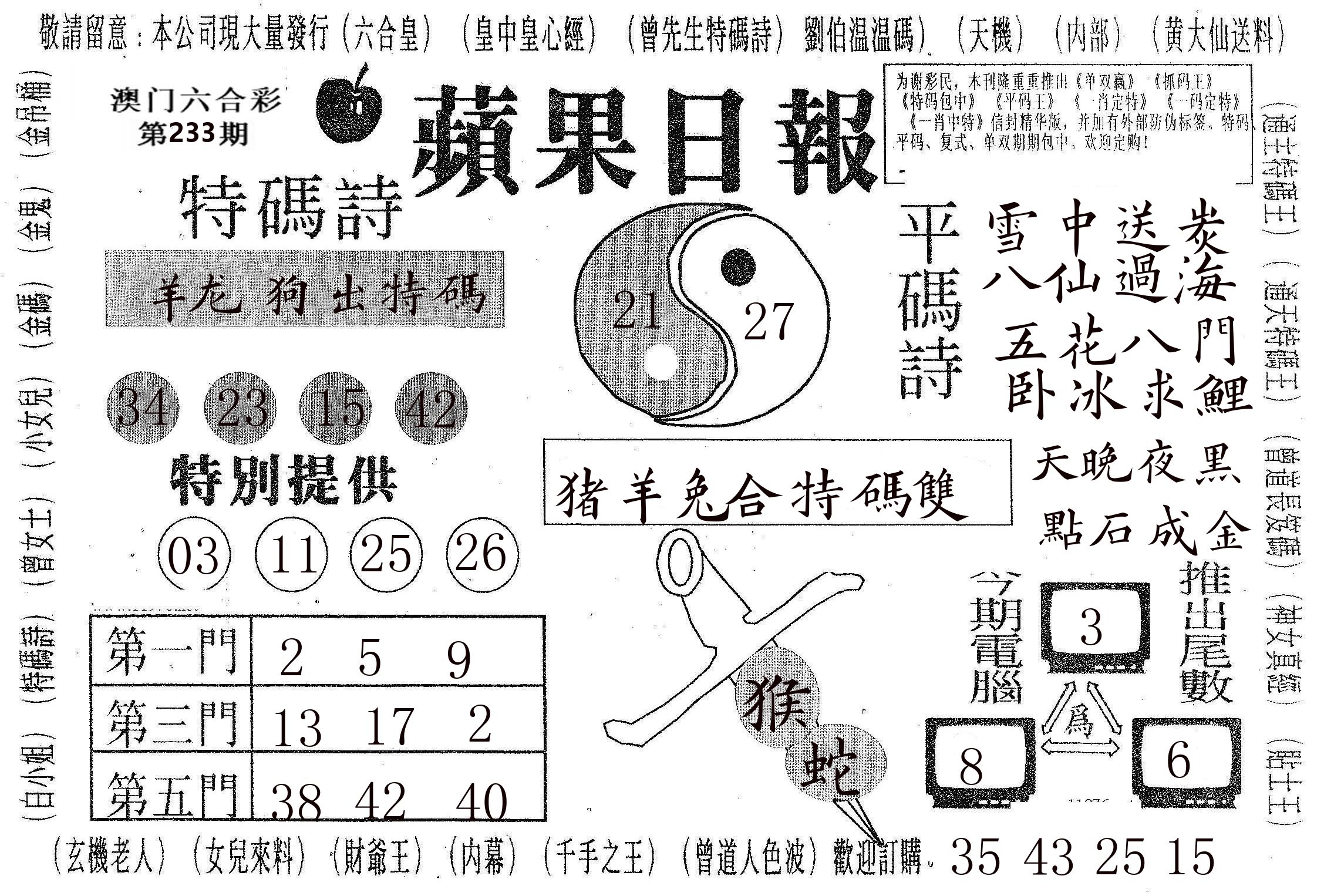 新苹果日报 第233期