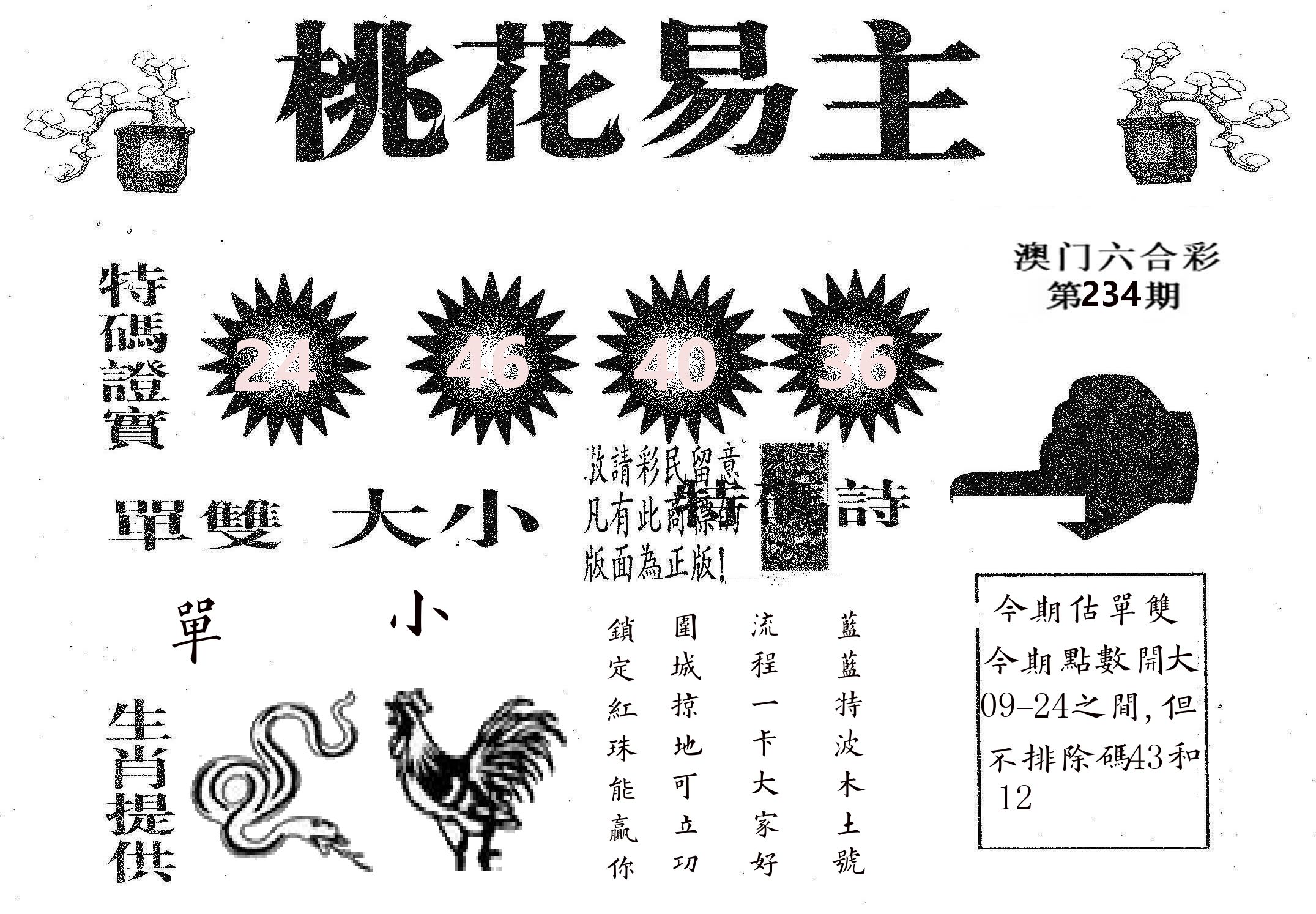 桃花易主 第234期