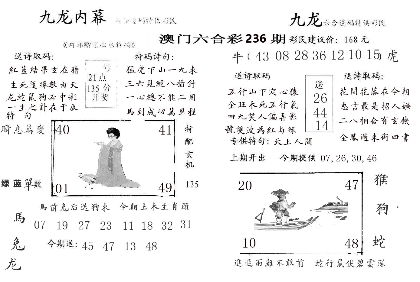 九龙内幕 第236期