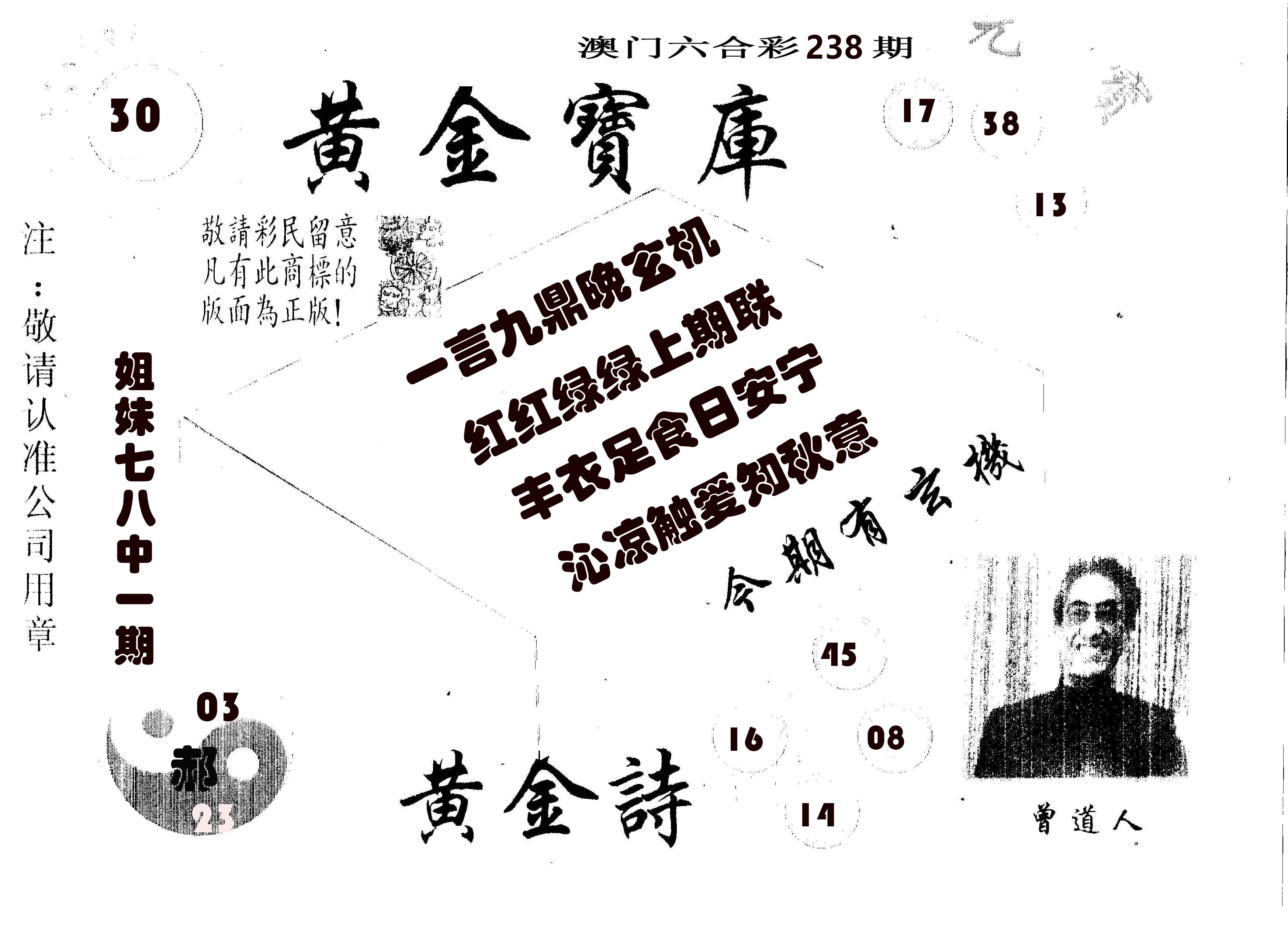 黄金宝库 第238期