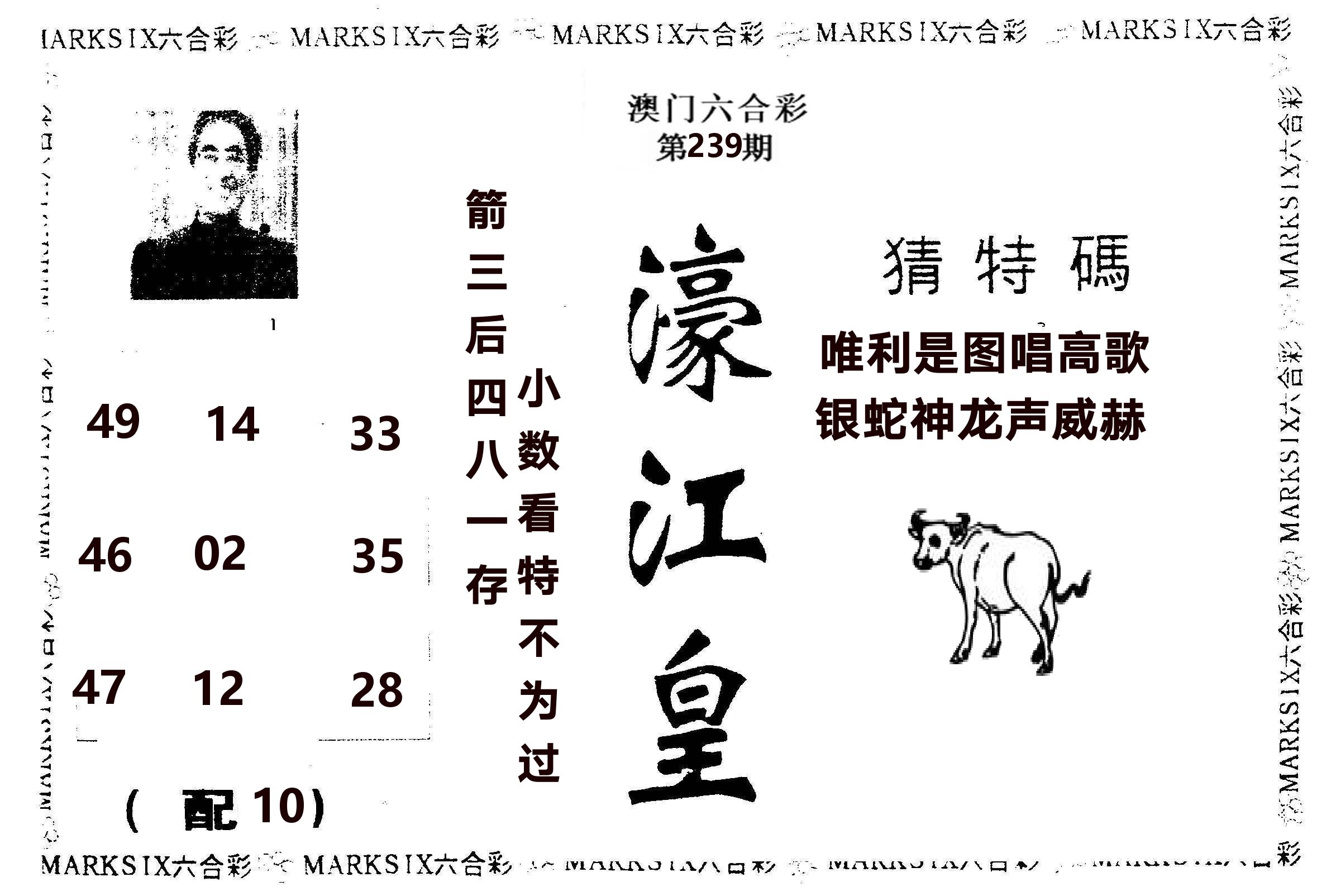 濠江皇 第239期