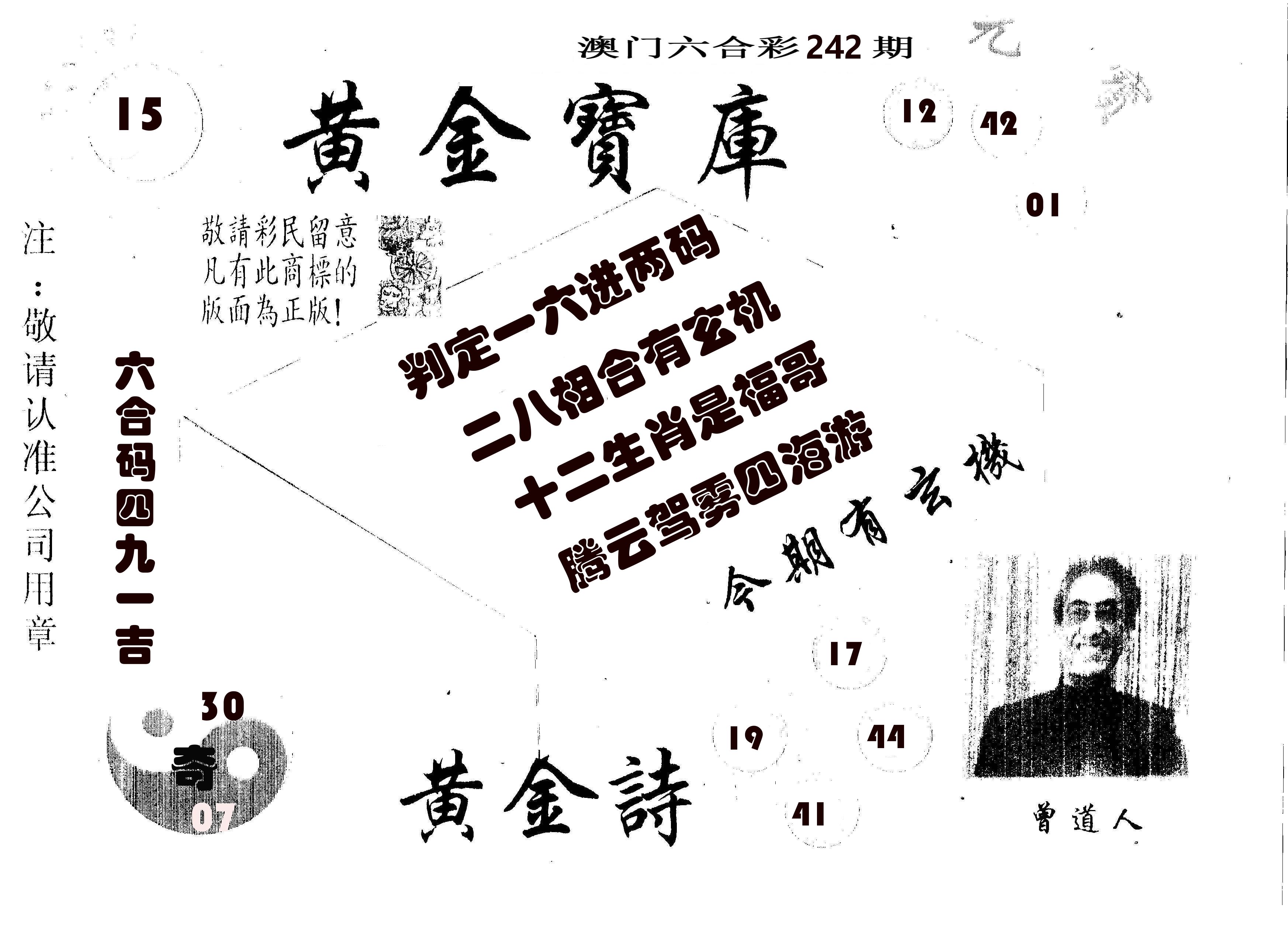 黄金宝库 第242期