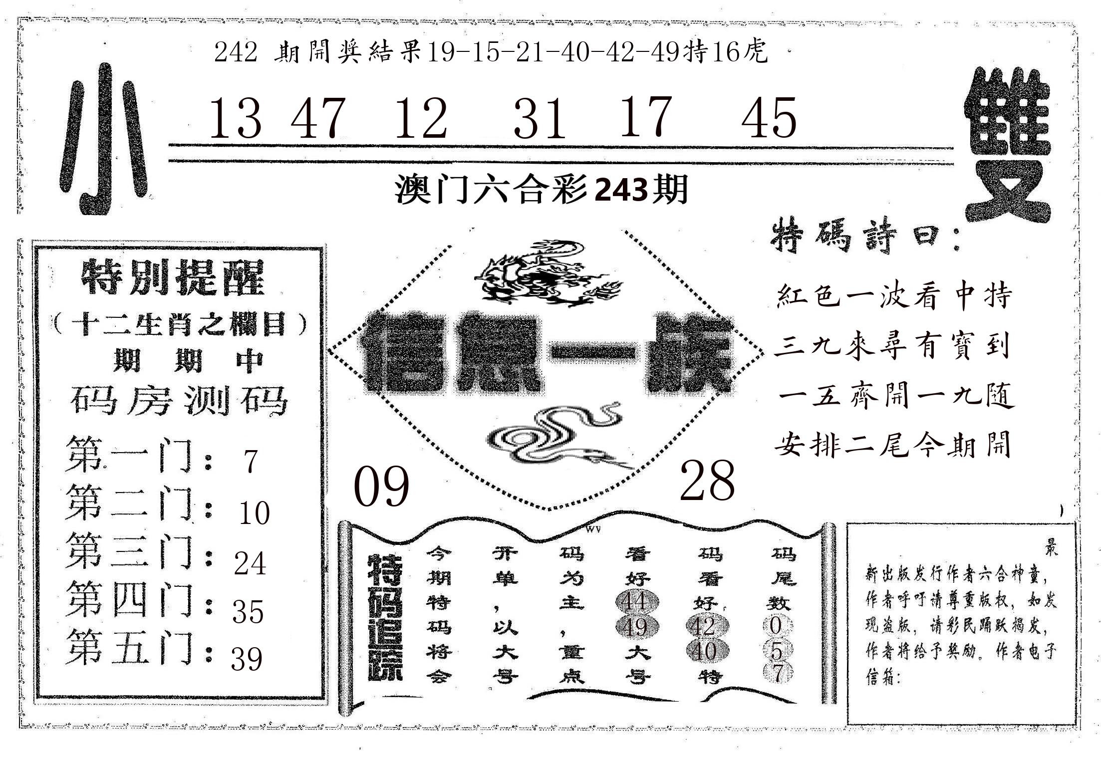 信息一族 第243期