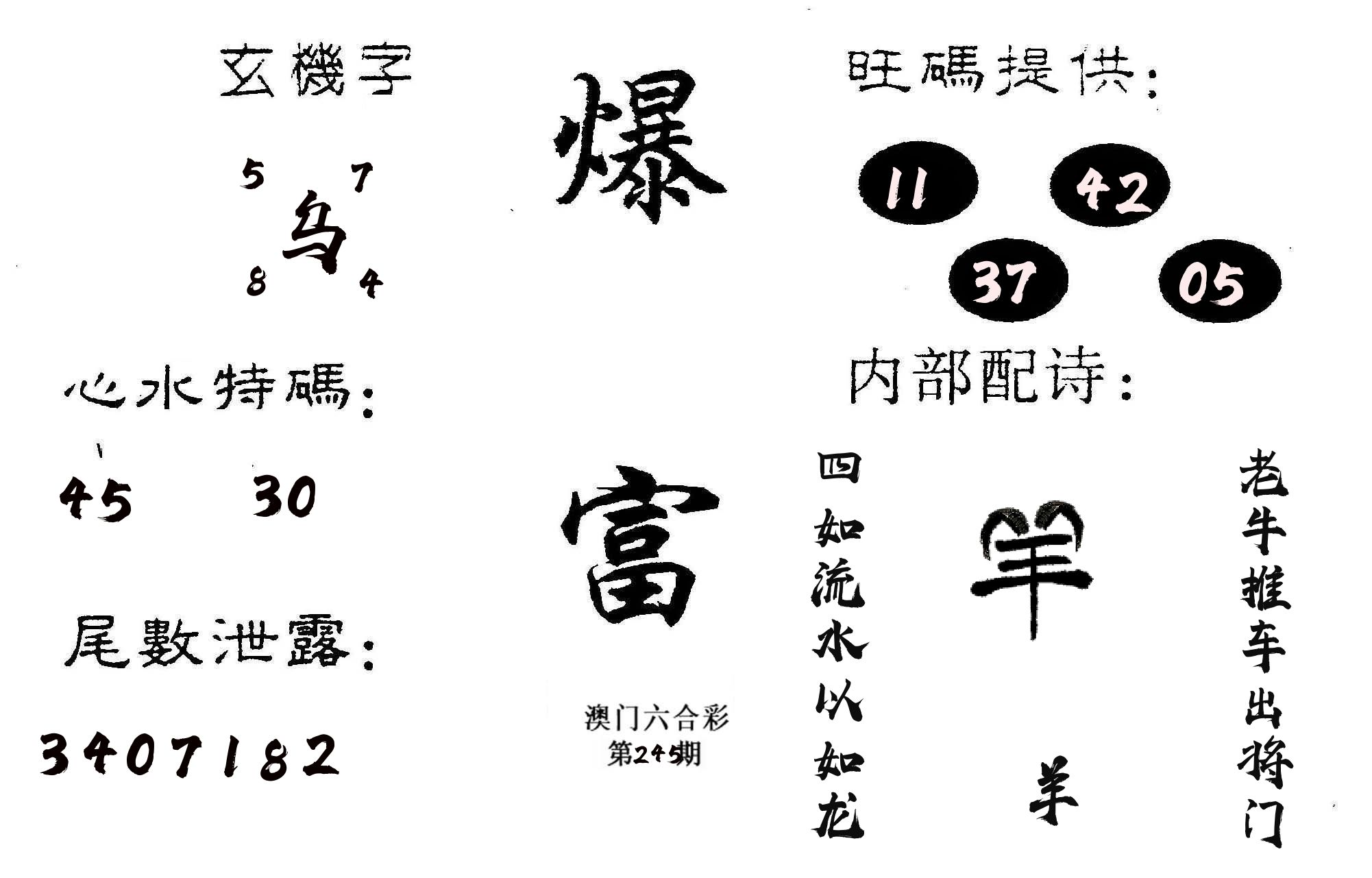 爆富 第245期