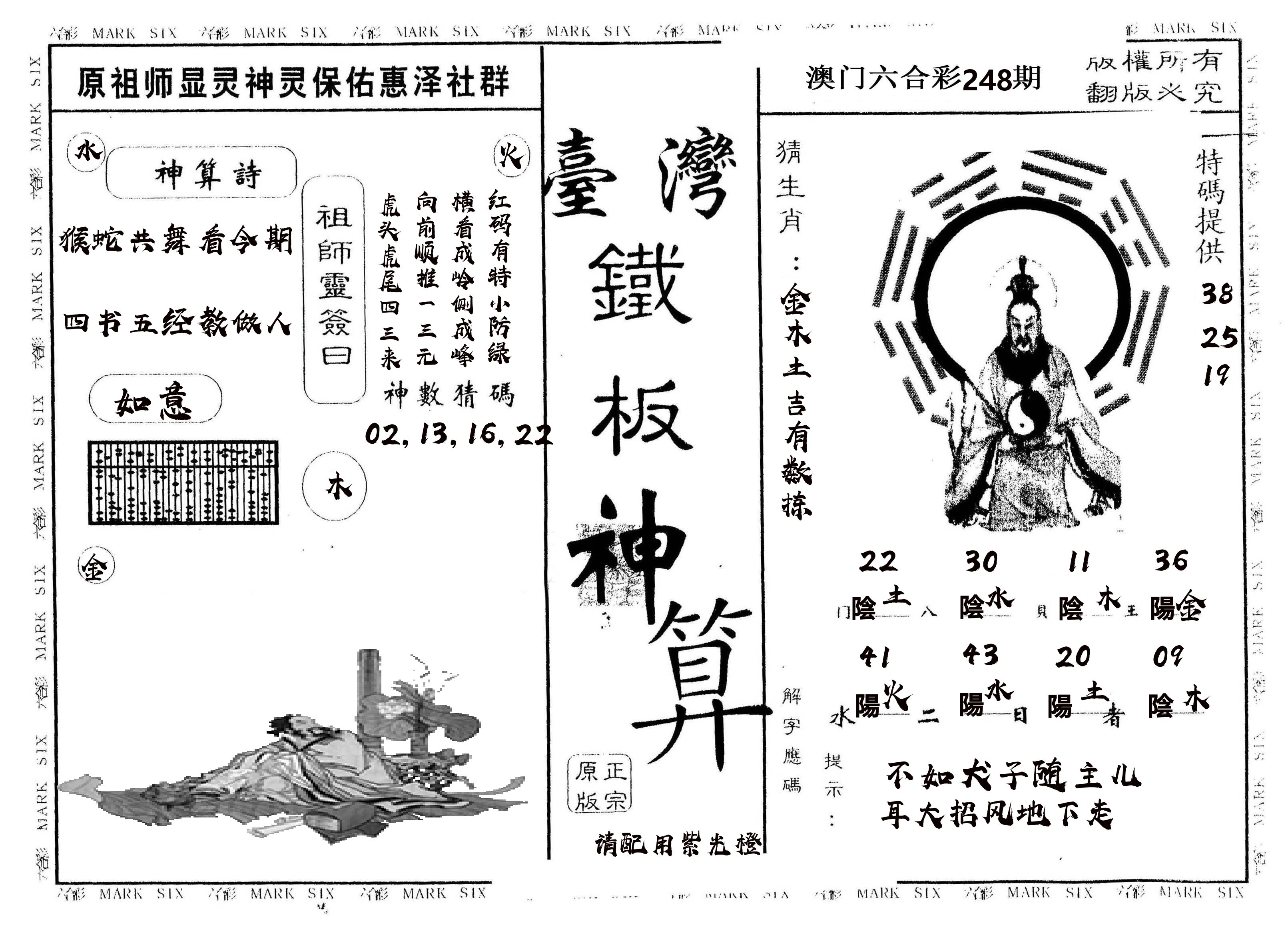 另版台湾铁板 第248期