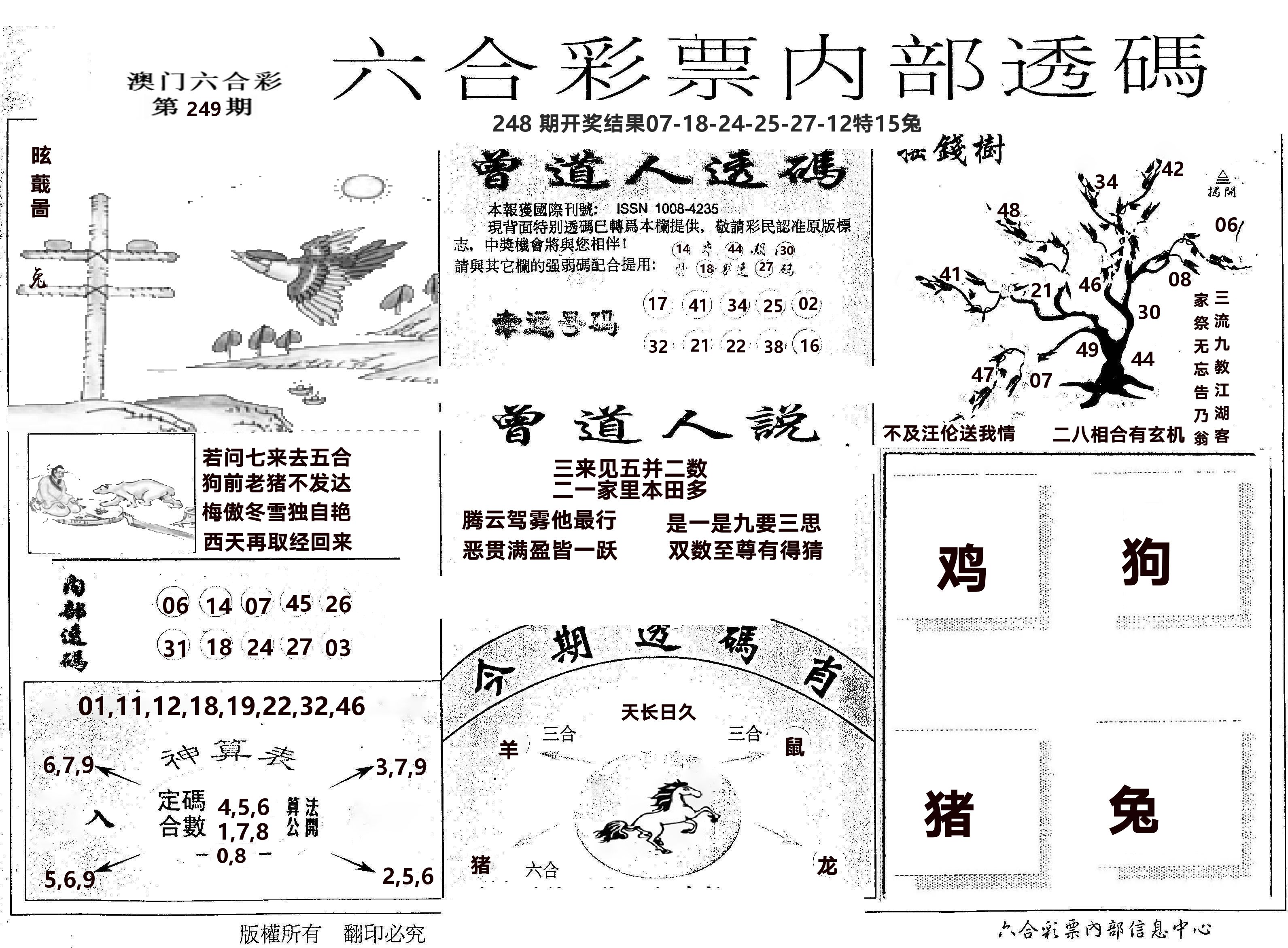 内部透码(信封) 第249期
