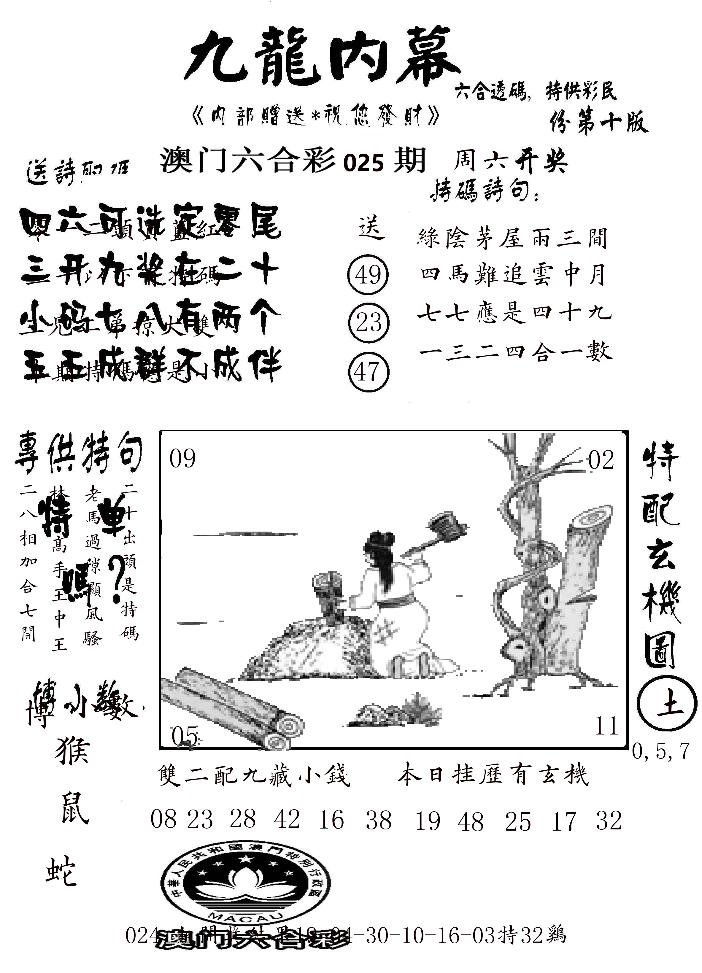 澳门传真2 第25期