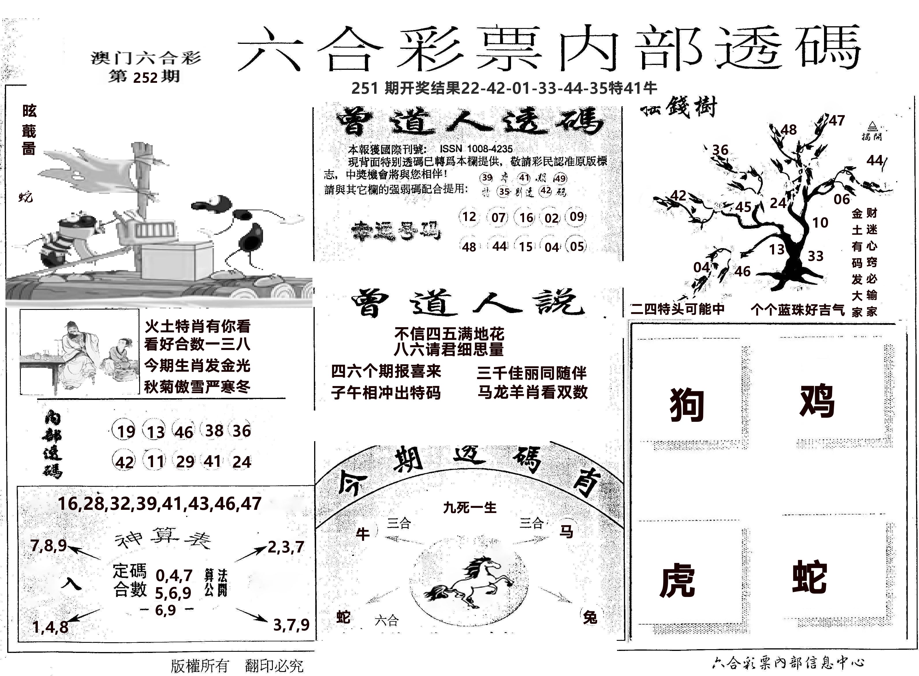 内部透码(信封) 第252期