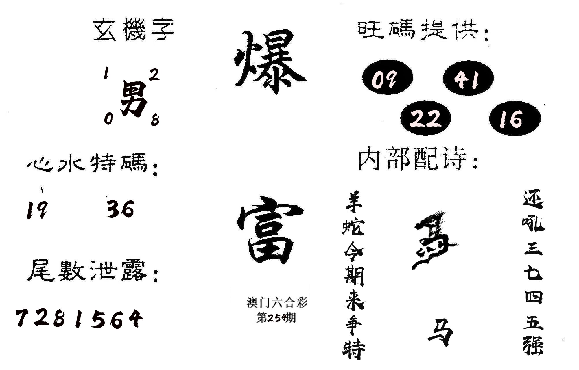 爆富 第254期