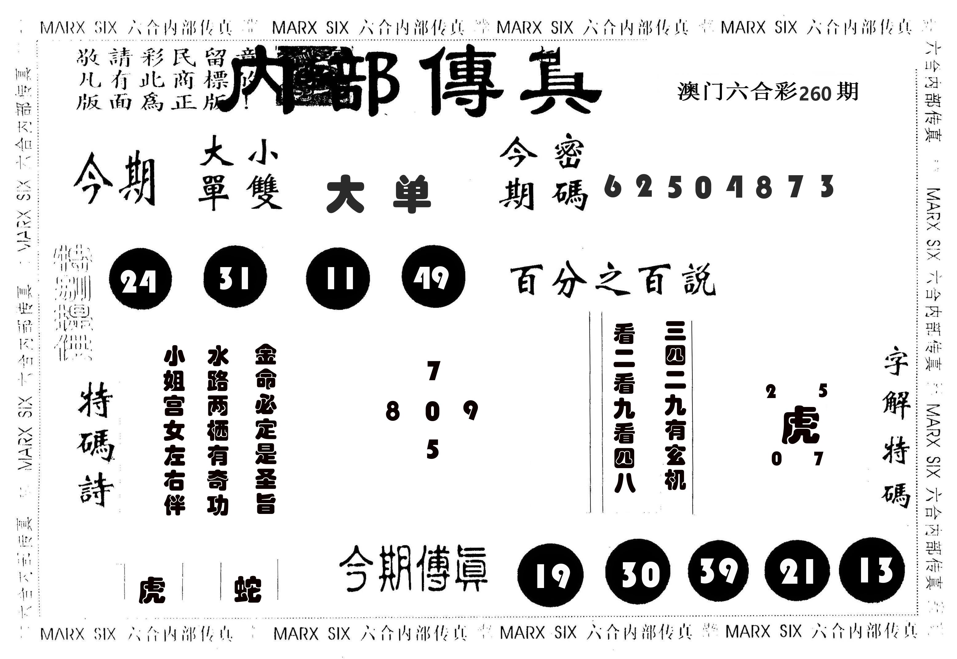 内部传真 第260期