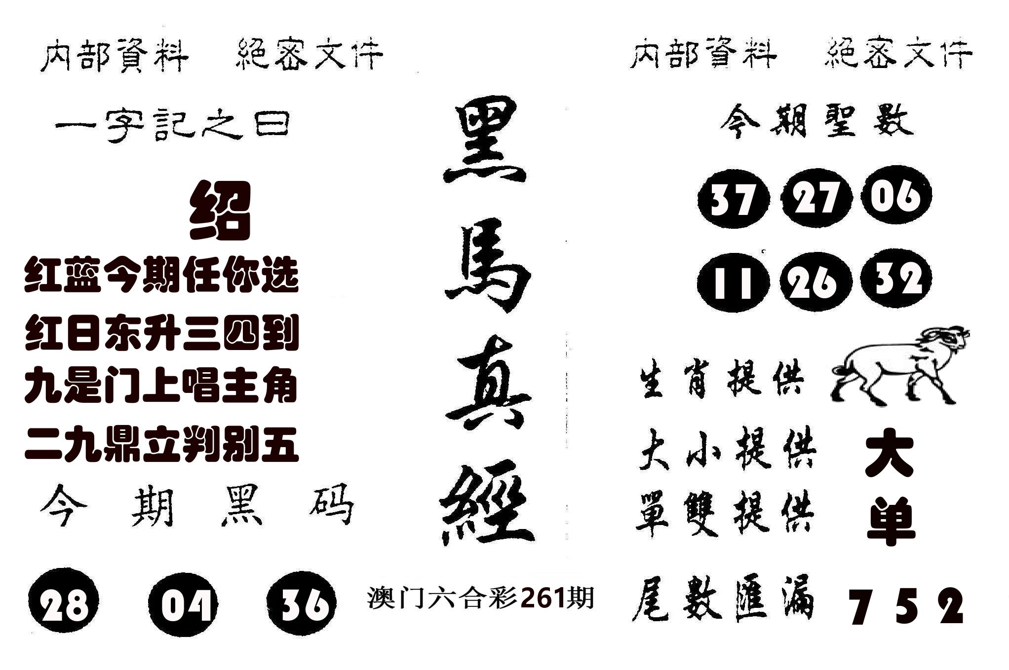 黑马真经 第261期