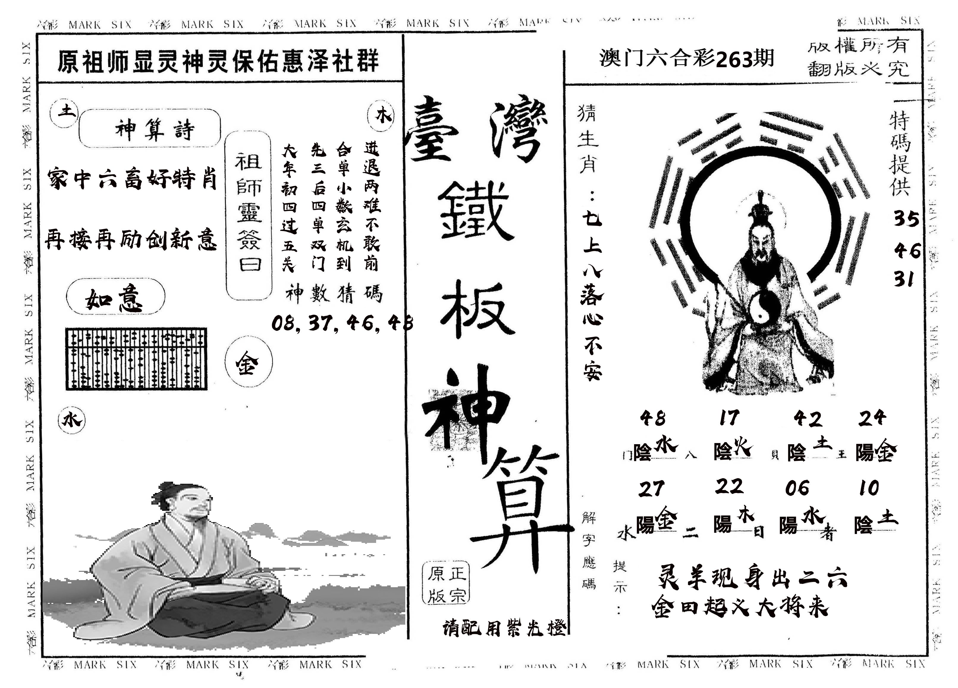 另版台湾铁板 第263期