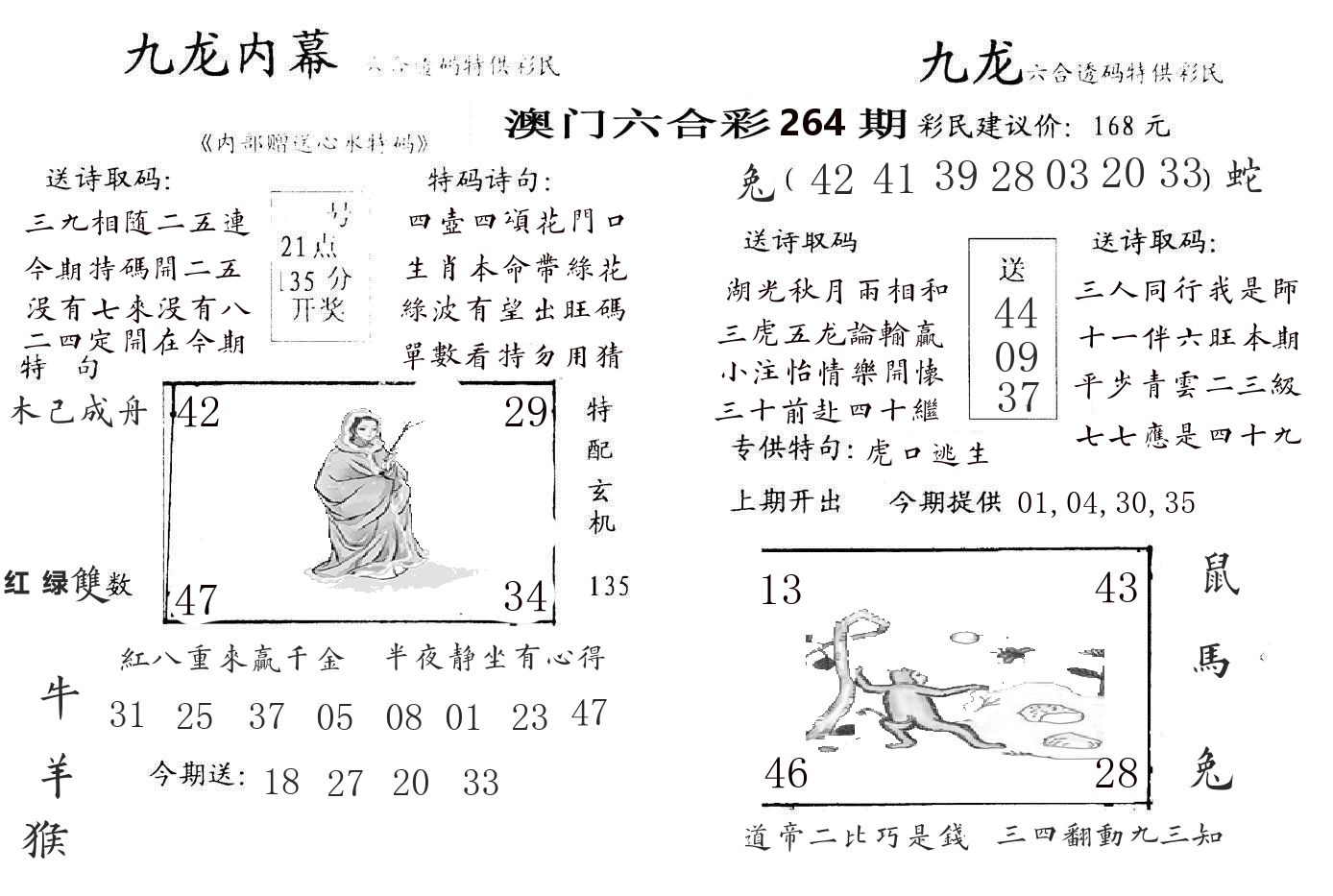 九龙内幕 第264期