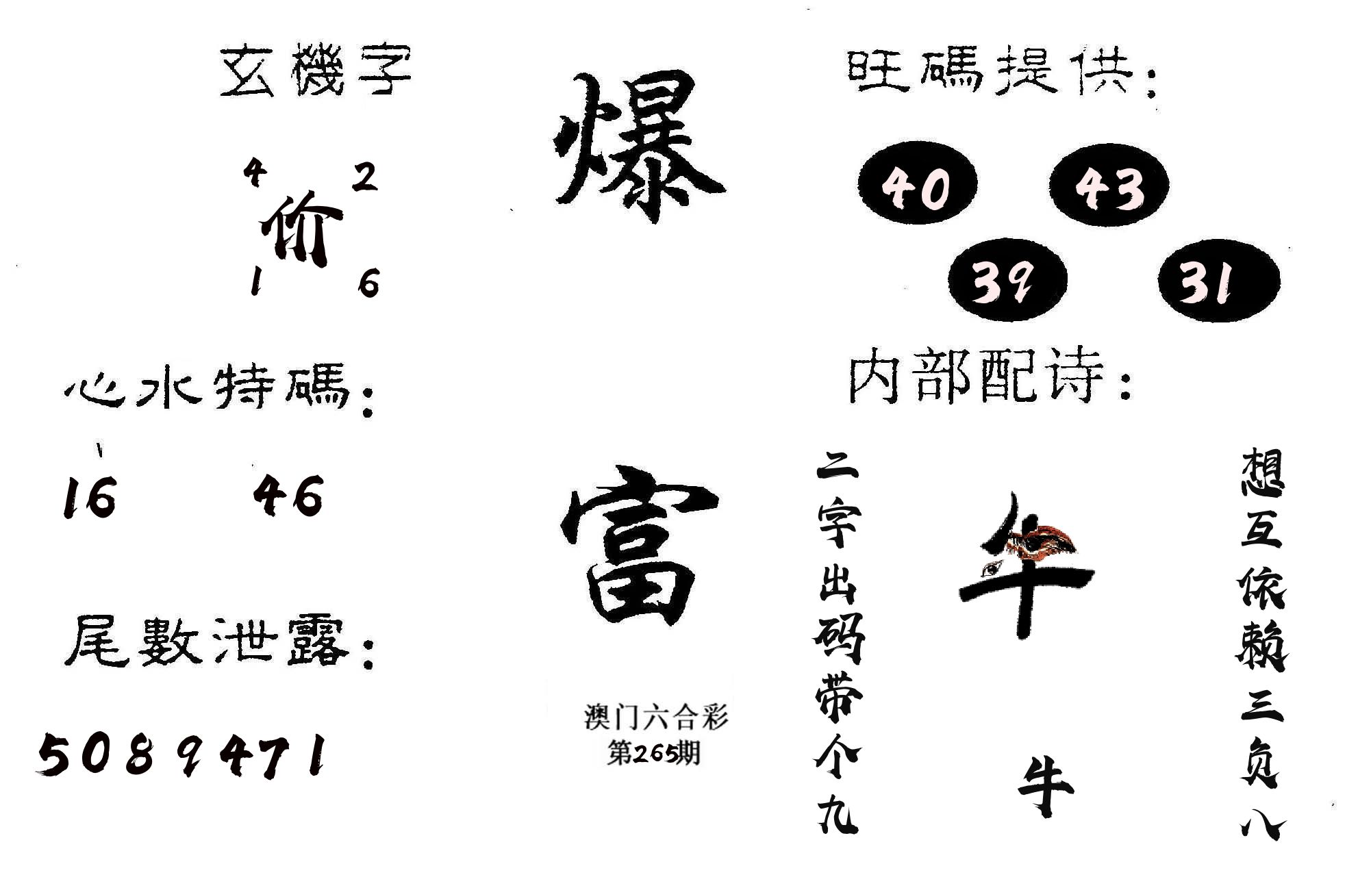 爆富 第265期