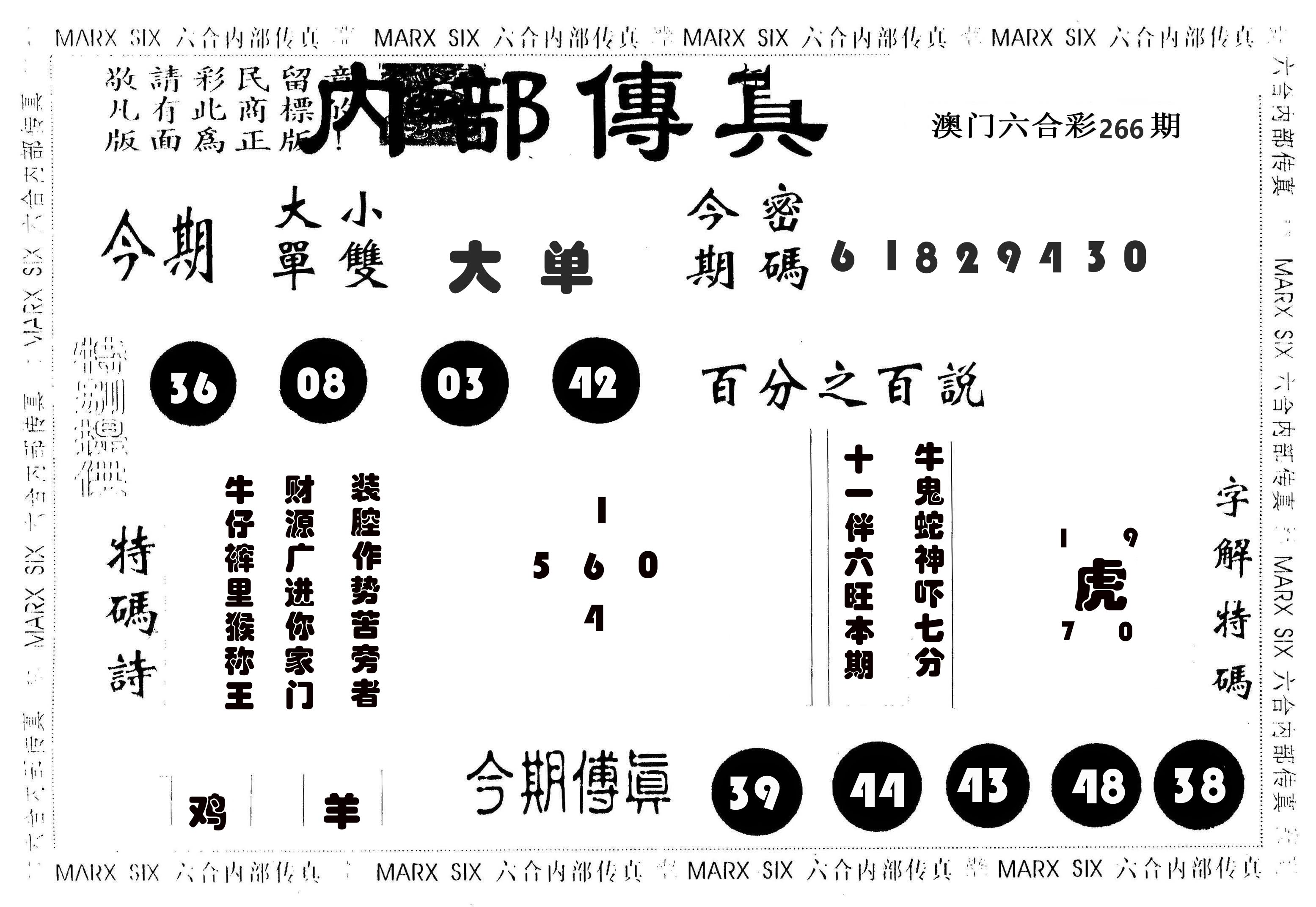 内部传真 第266期