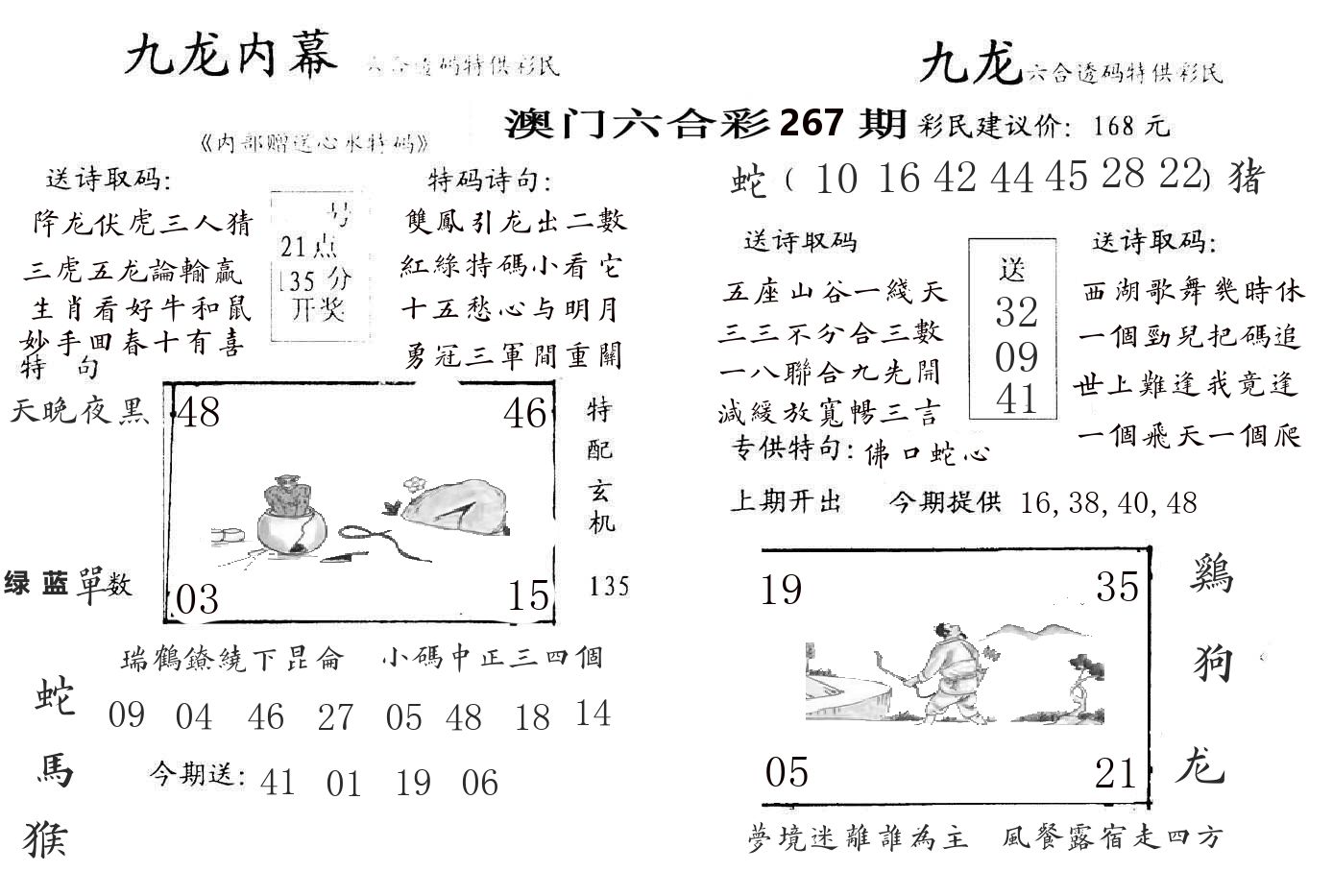 九龙内幕 第267期