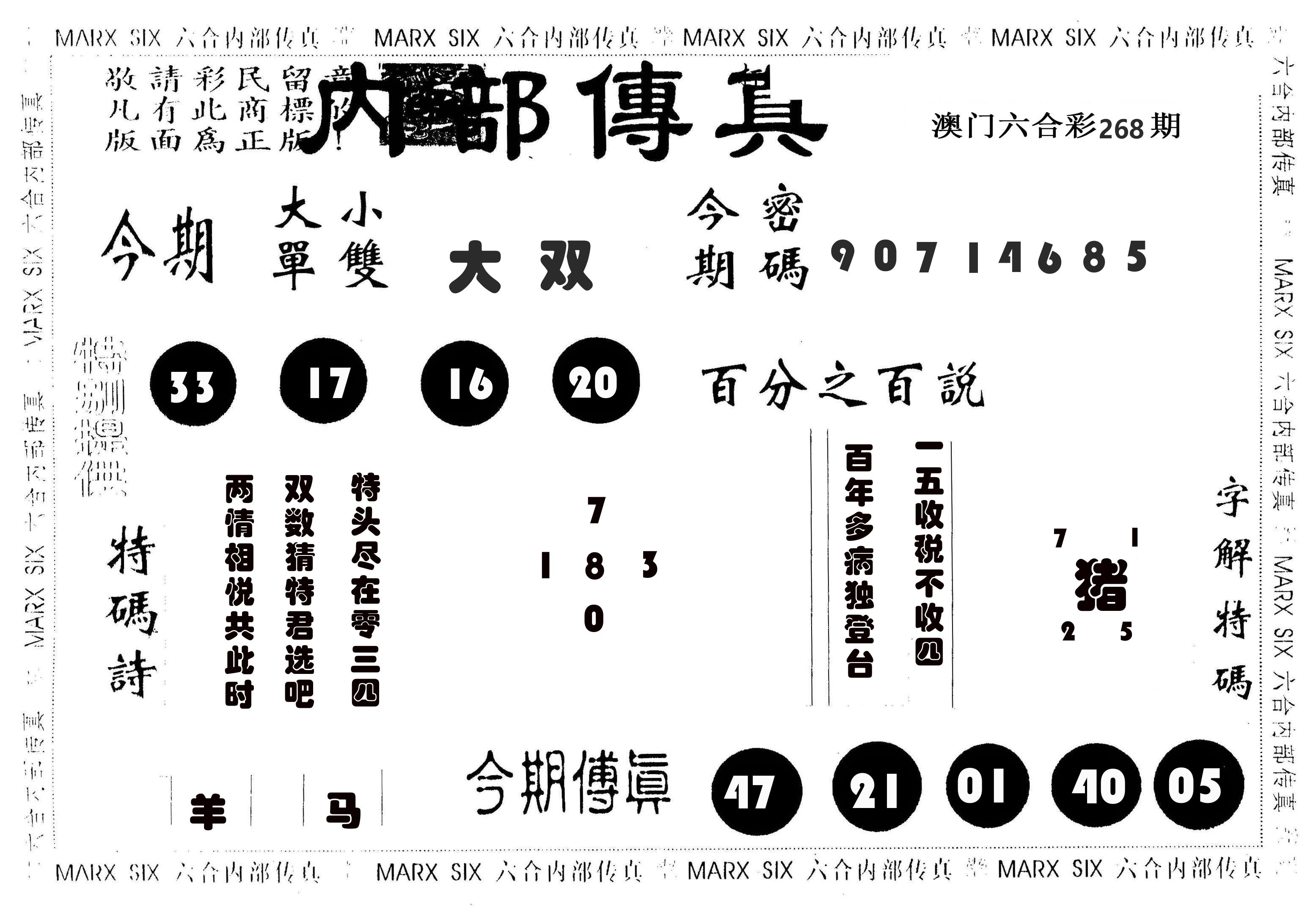 内部传真 第268期