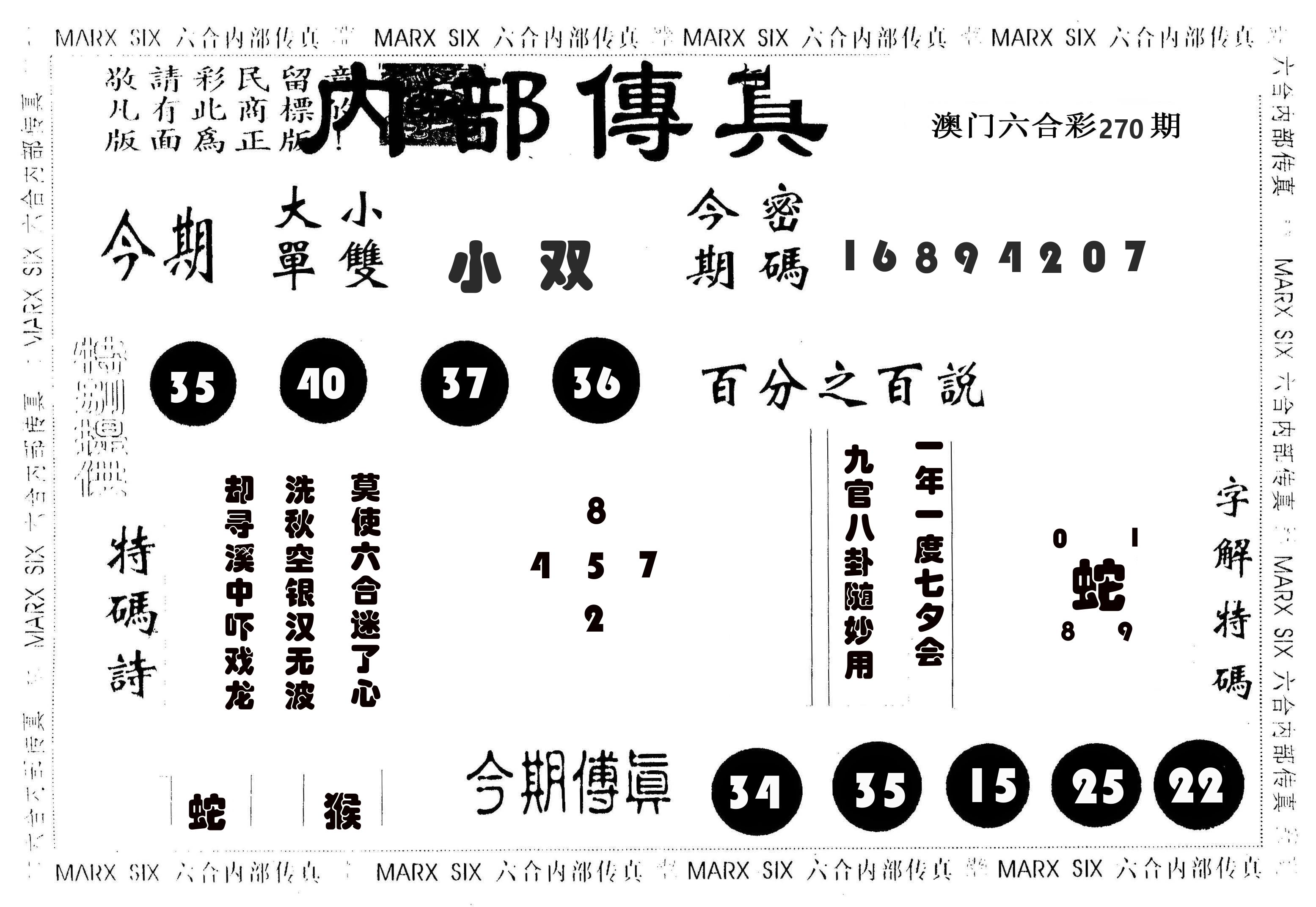 内部传真 第270期