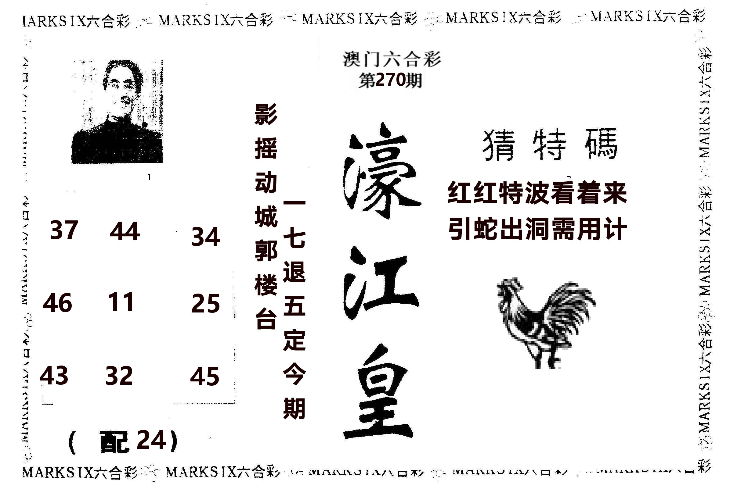 濠江皇 第270期