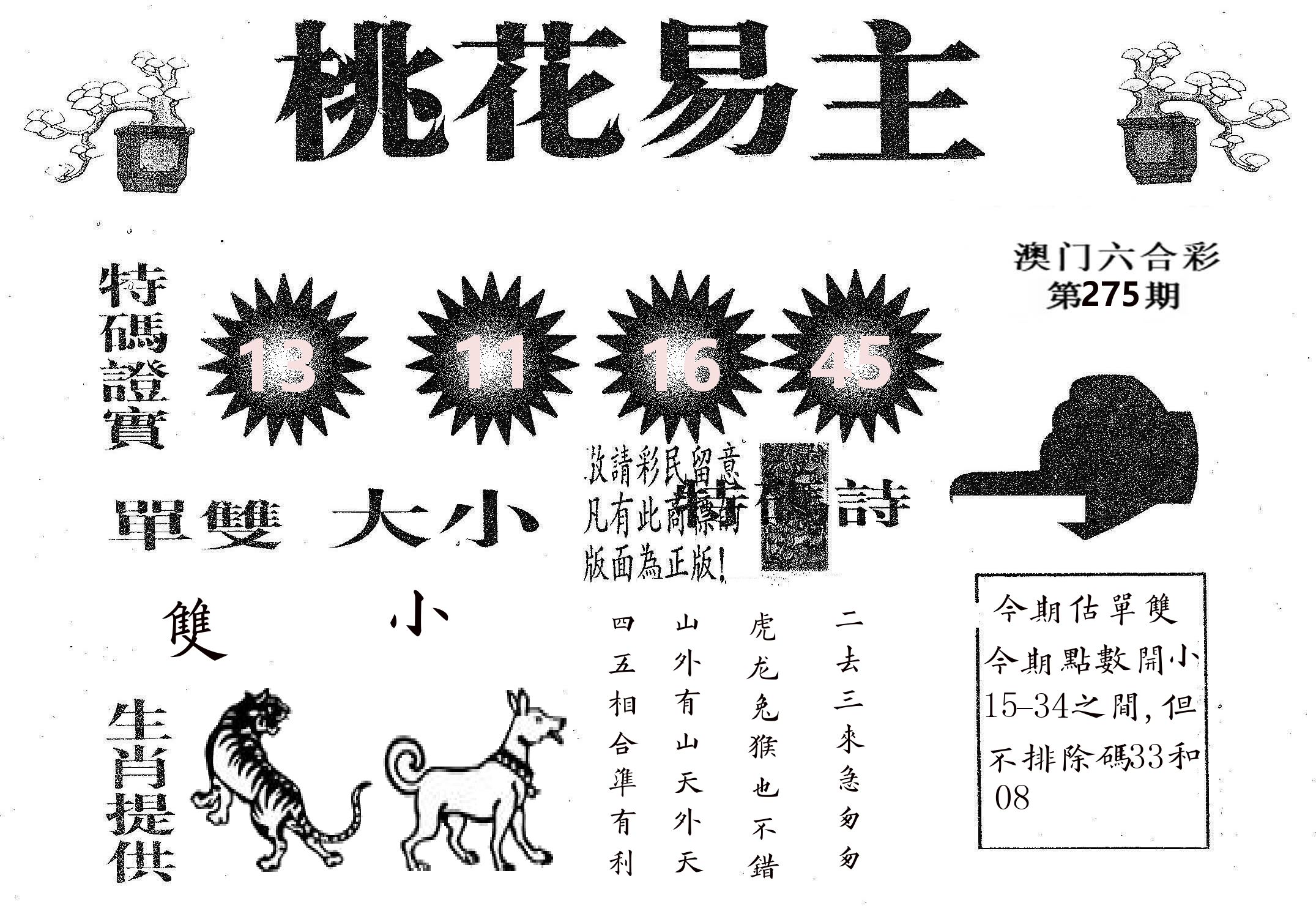 桃花易主 第275期