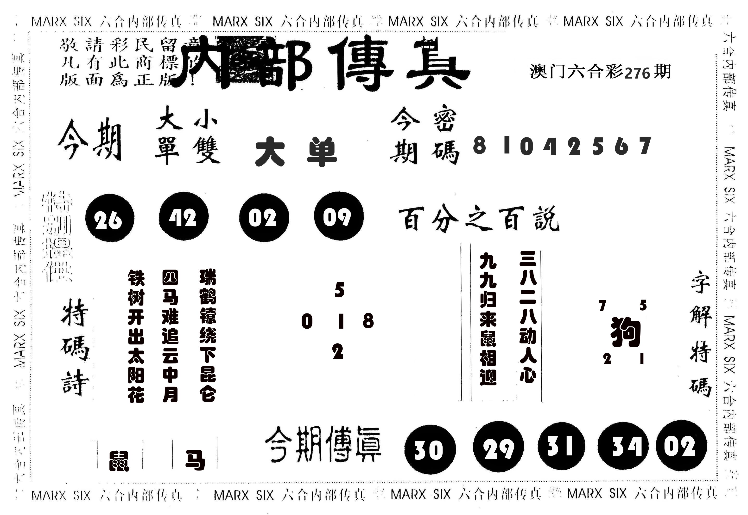 内部传真 第276期