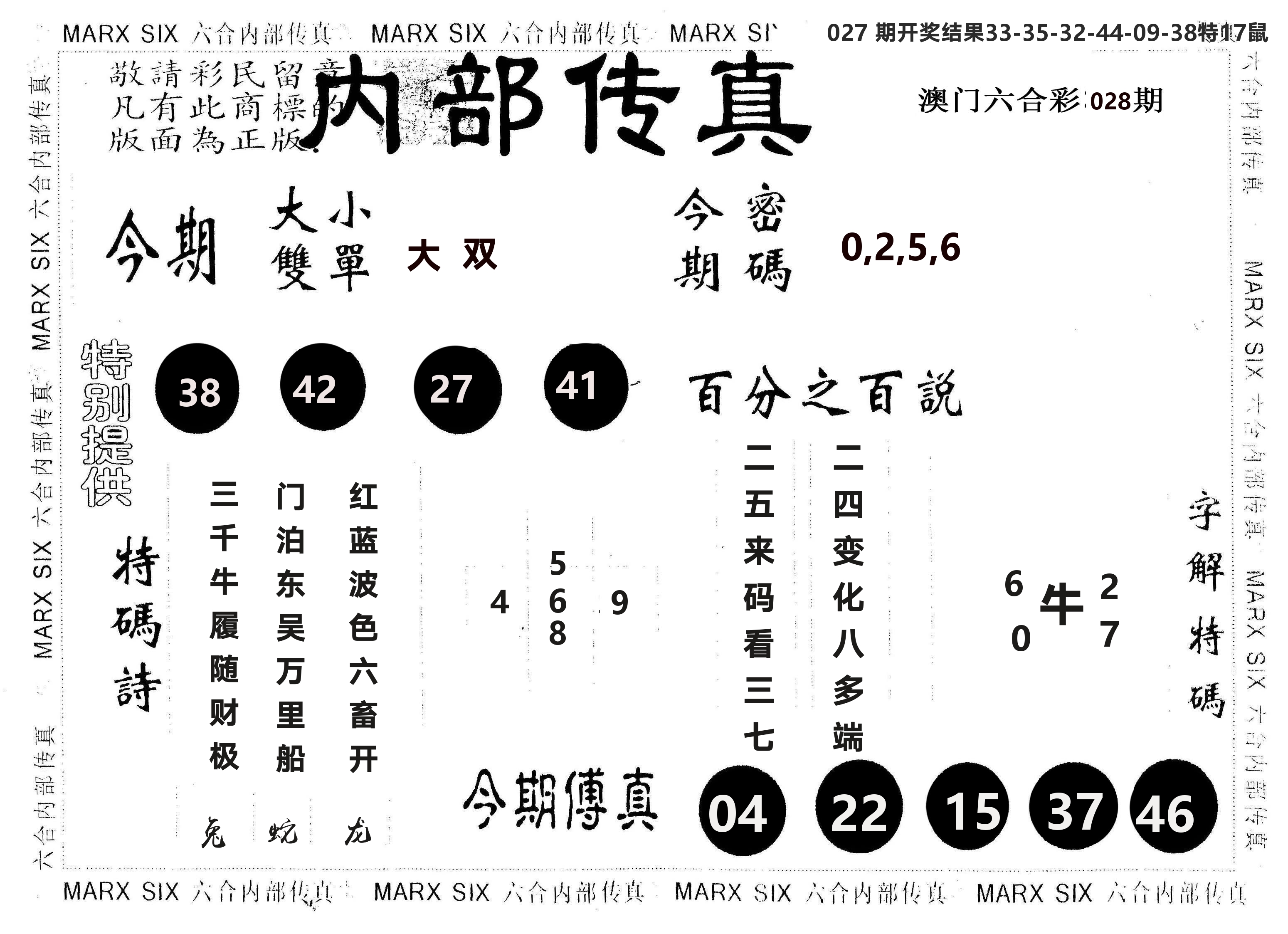 另版内部传真 第28期