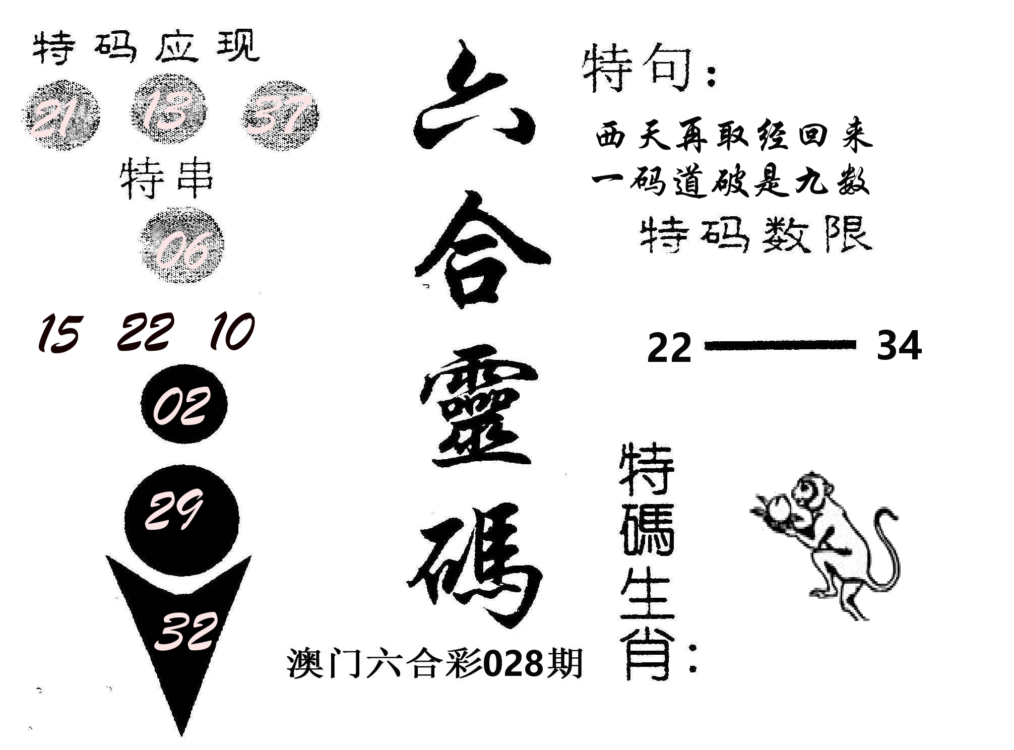 六合灵码 第28期