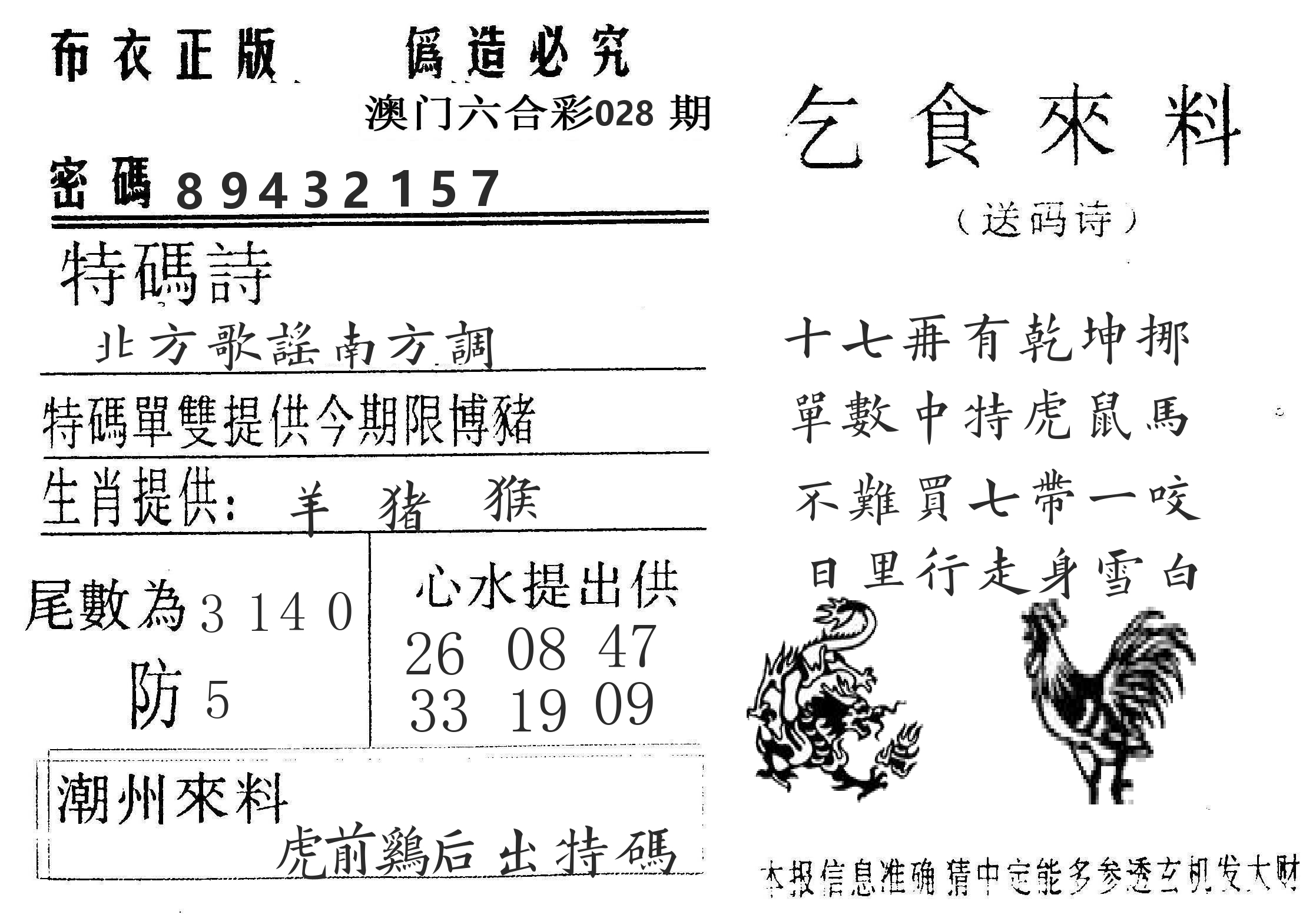 千禧码王 第28期