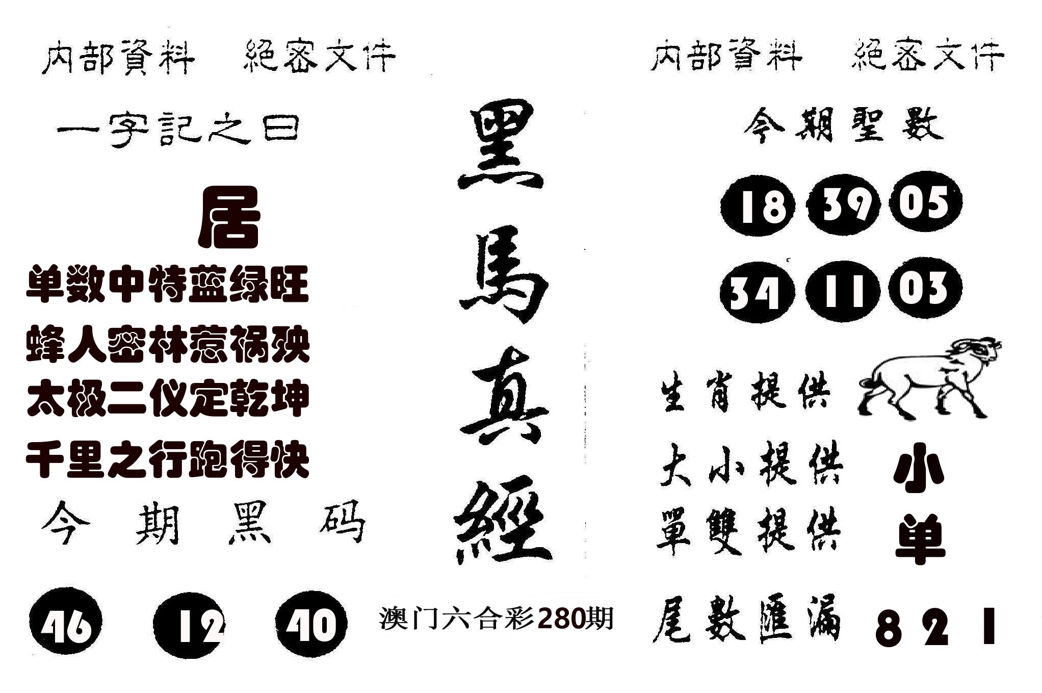 黑马真经 第280期